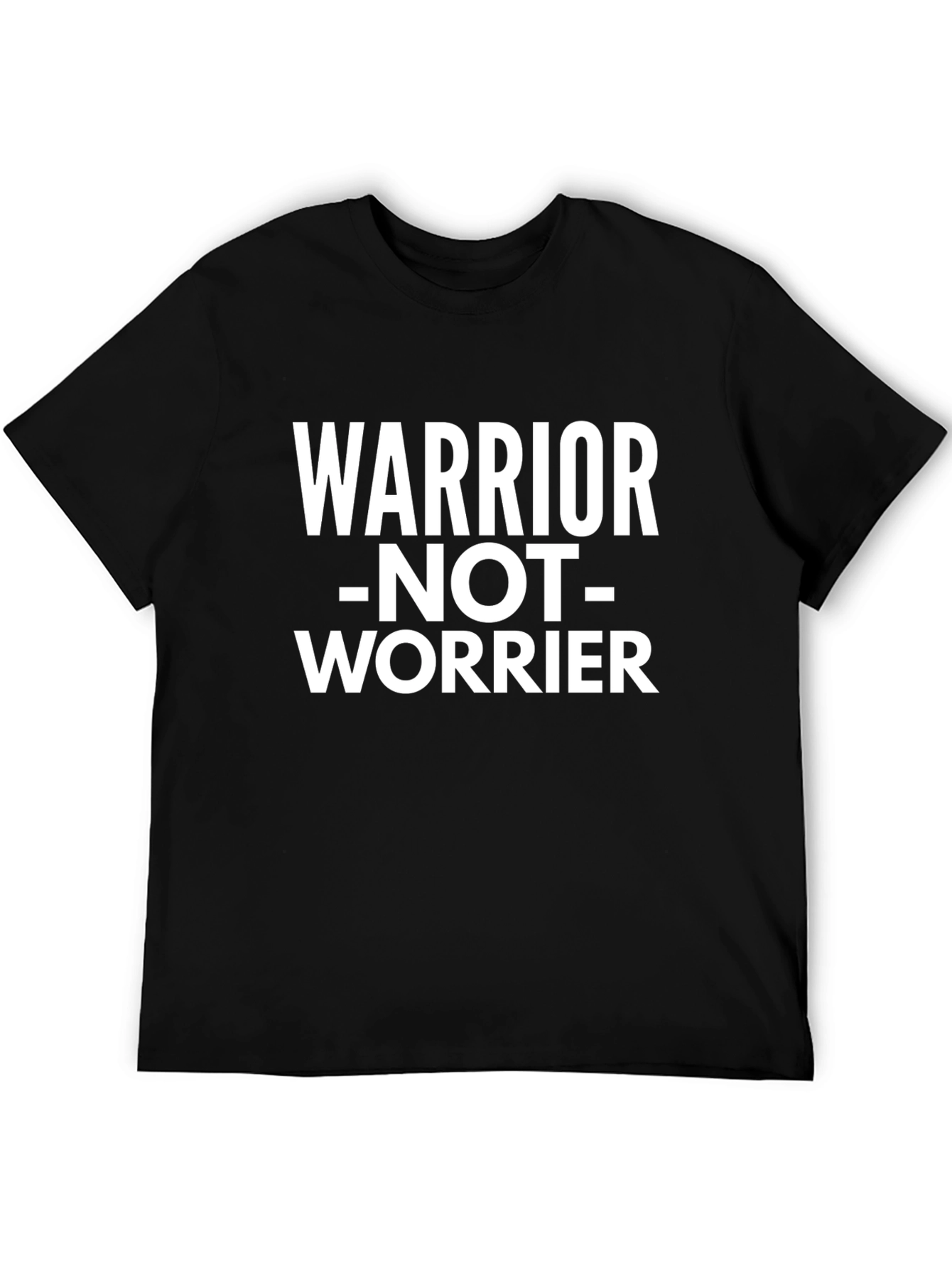 Warrior Not Worrier Graphic T-Shirt