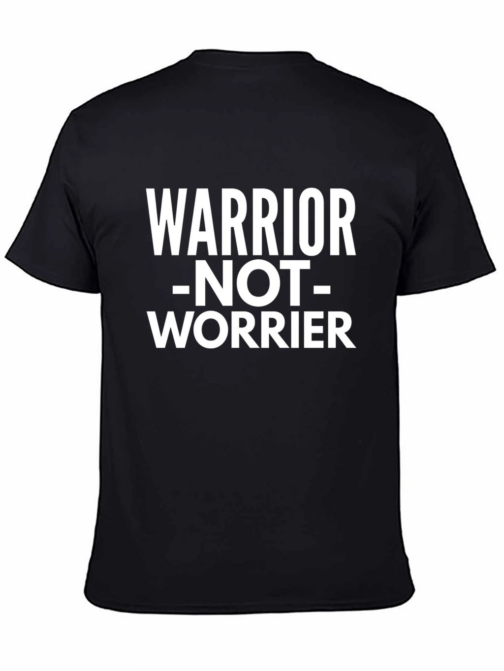 Warrior Not Worrier Graphic T-Shirt