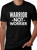Warrior Not Worrier Graphic T-Shirt