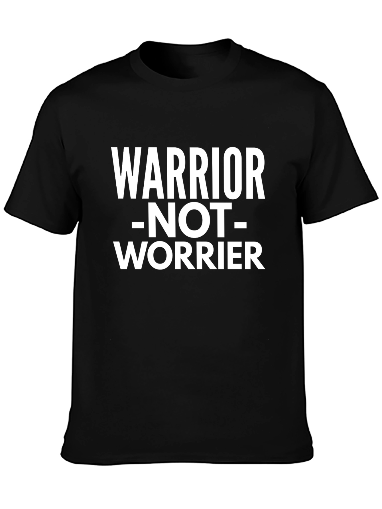 Warrior Not Worrier Graphic T-Shirt