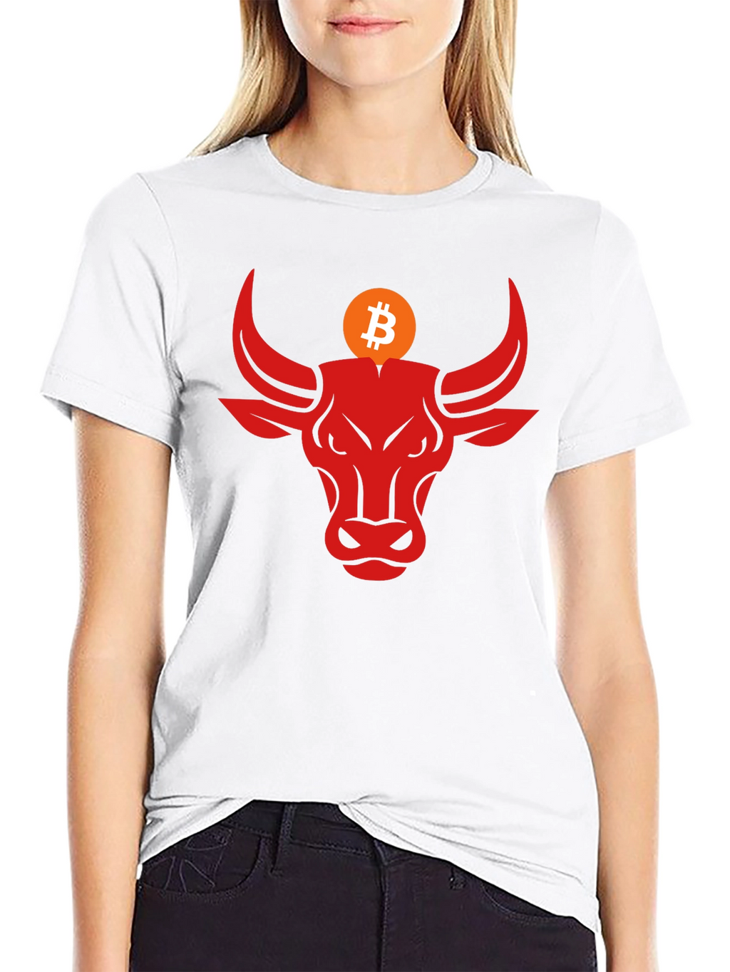 Bitcoin Bull Black T-Shirt - Crypto Trader Apparel