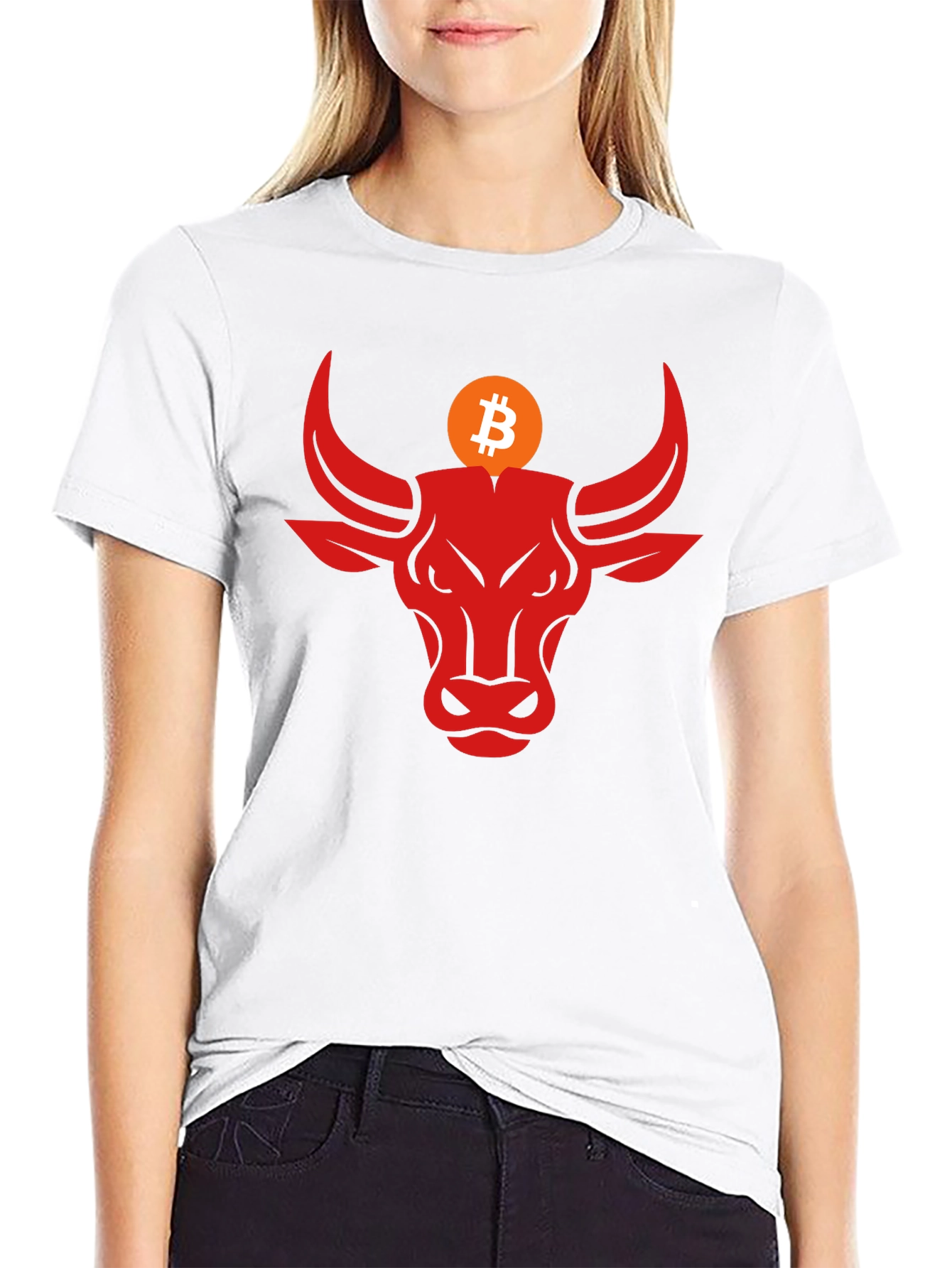Bitcoin Bull Black T-Shirt - Crypto Trader Apparel