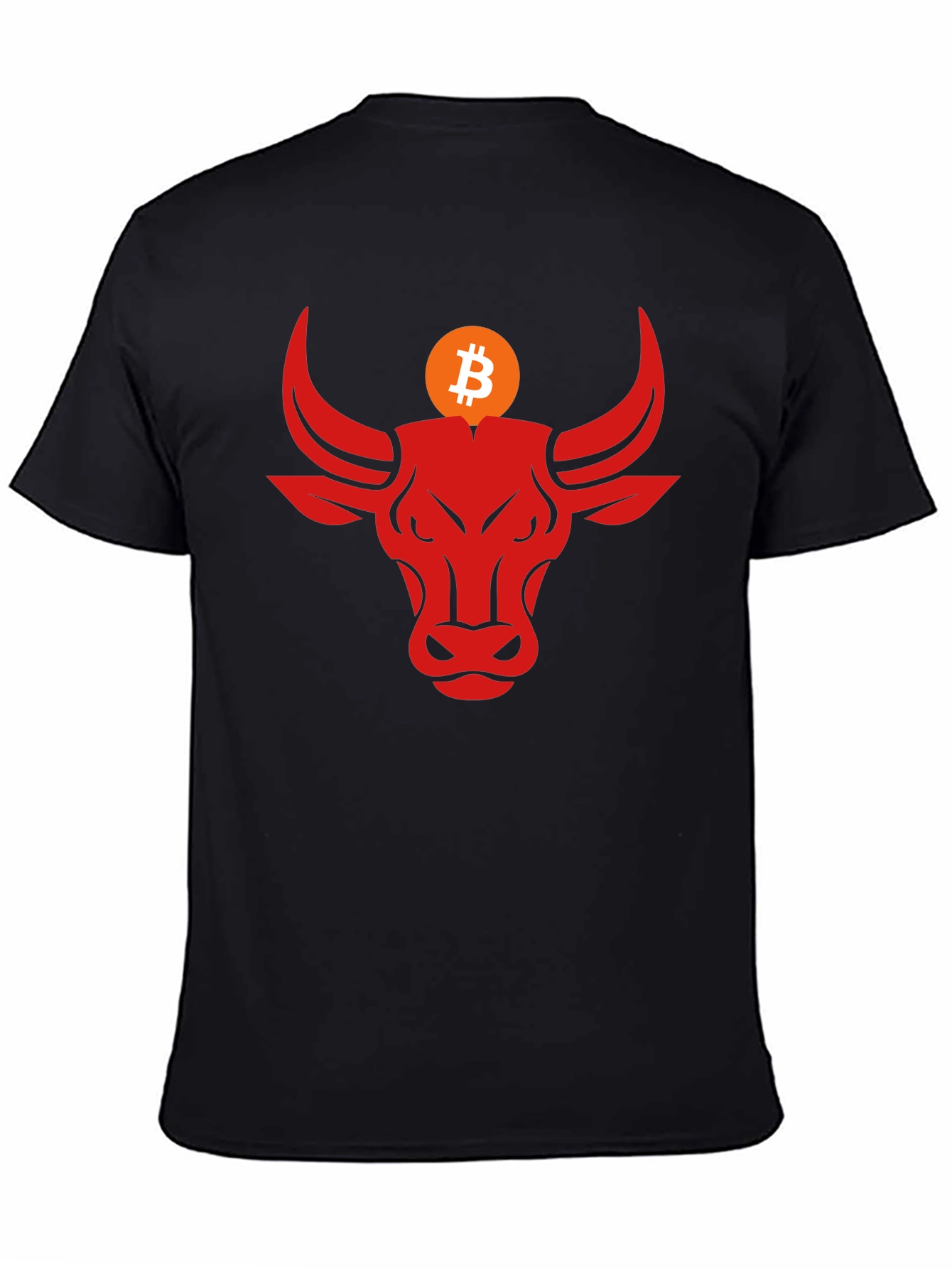 Bitcoin Bull Black T-Shirt - Crypto Trader Apparel