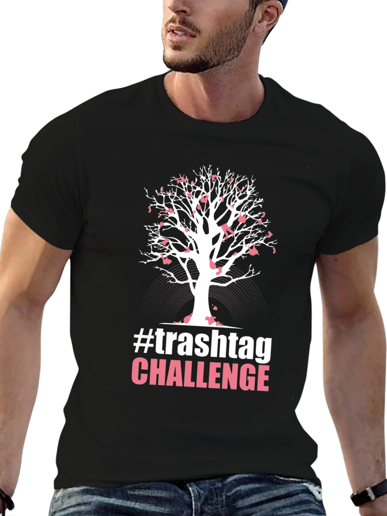 TrashTag Challenge Tree Graphic T-Shirt