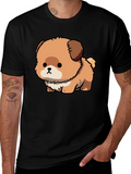 Cute Cartoon Dog Graphic Tee