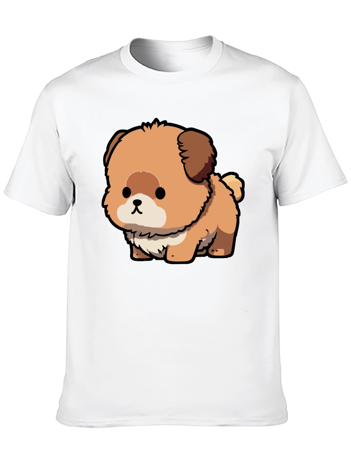 Cute Cartoon Dog Graphic Tee