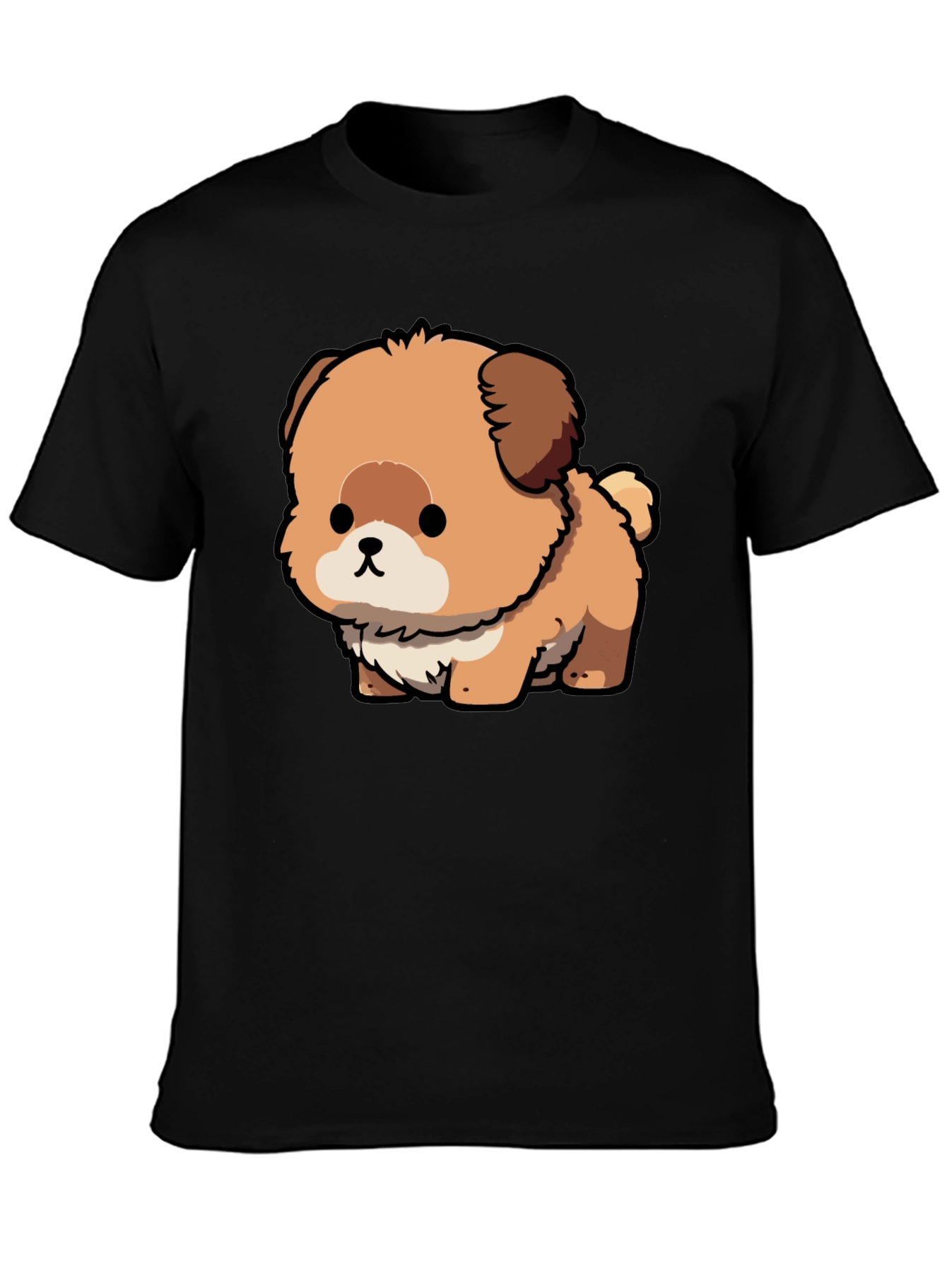 Cute Cartoon Dog Graphic Tee