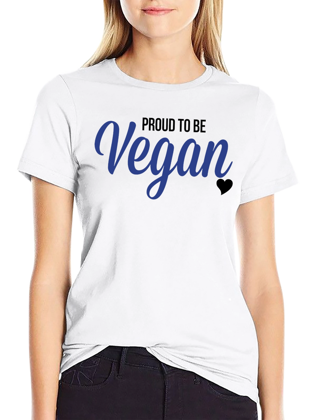 Proud To Be Vegan T-Shirt - Stylish Vegan Apparel