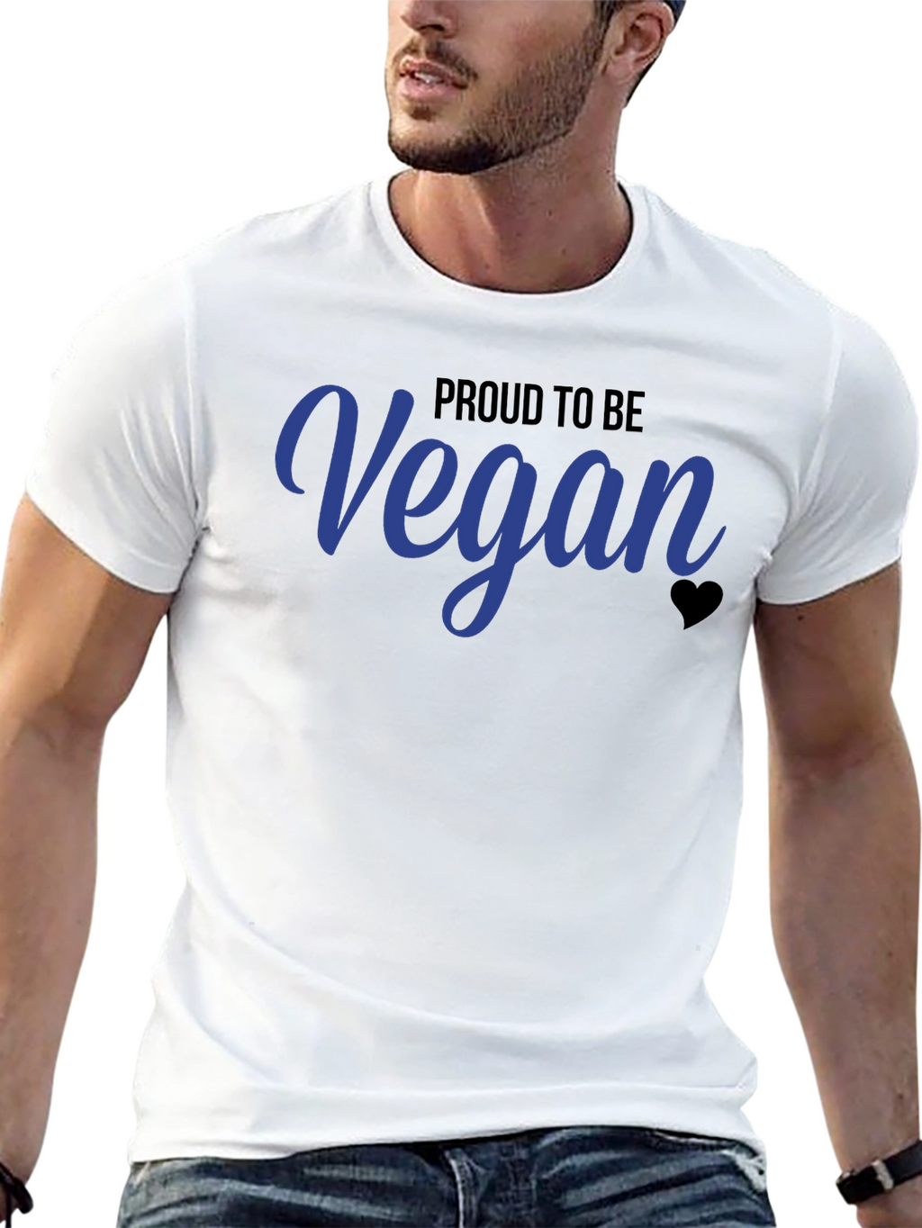 Proud To Be Vegan T-Shirt - Stylish Vegan Apparel