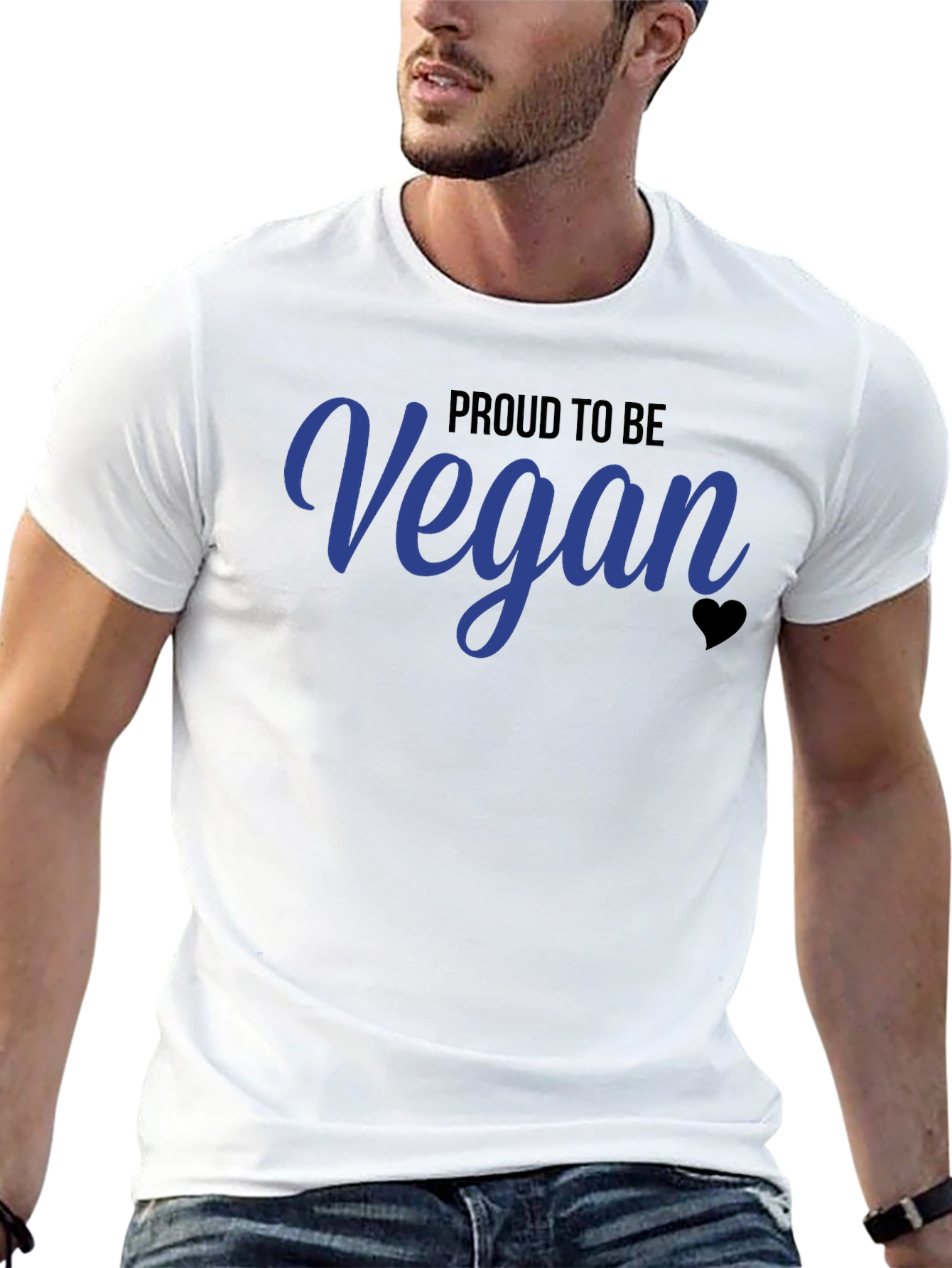 Proud To Be Vegan T-Shirt - Stylish Vegan Apparel