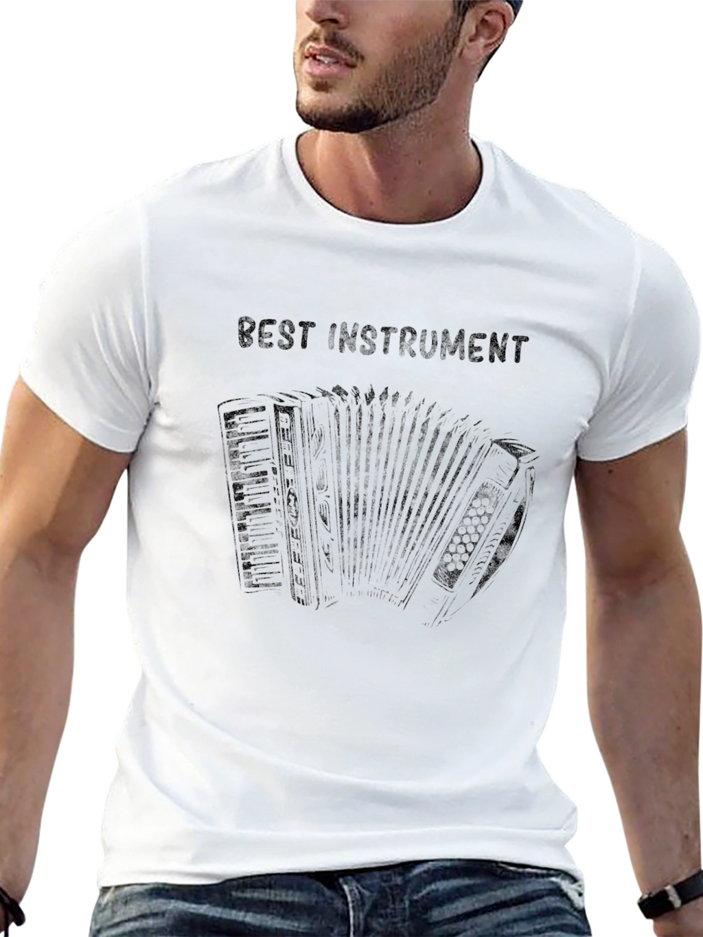 Accordion Best Instrument Graphic T-Shirt