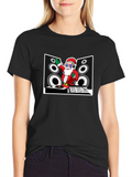 DJ Santa Claus Graphic Tee