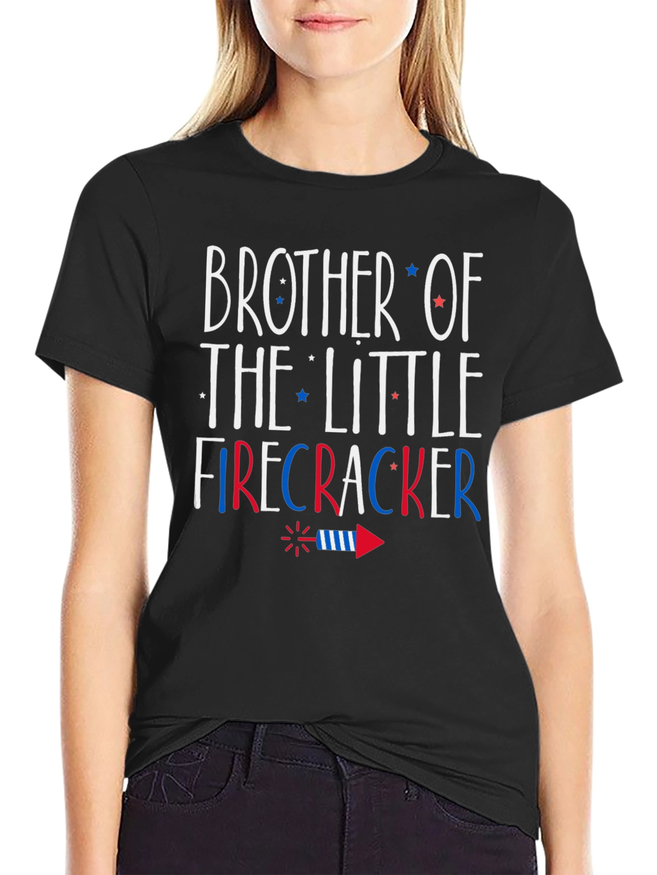 Brother of the Little Firecracker T-Shirt 4th of July