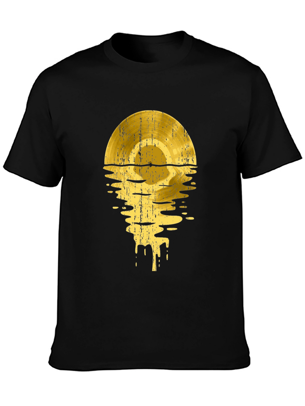 Golden Record Drip Graphic Tee