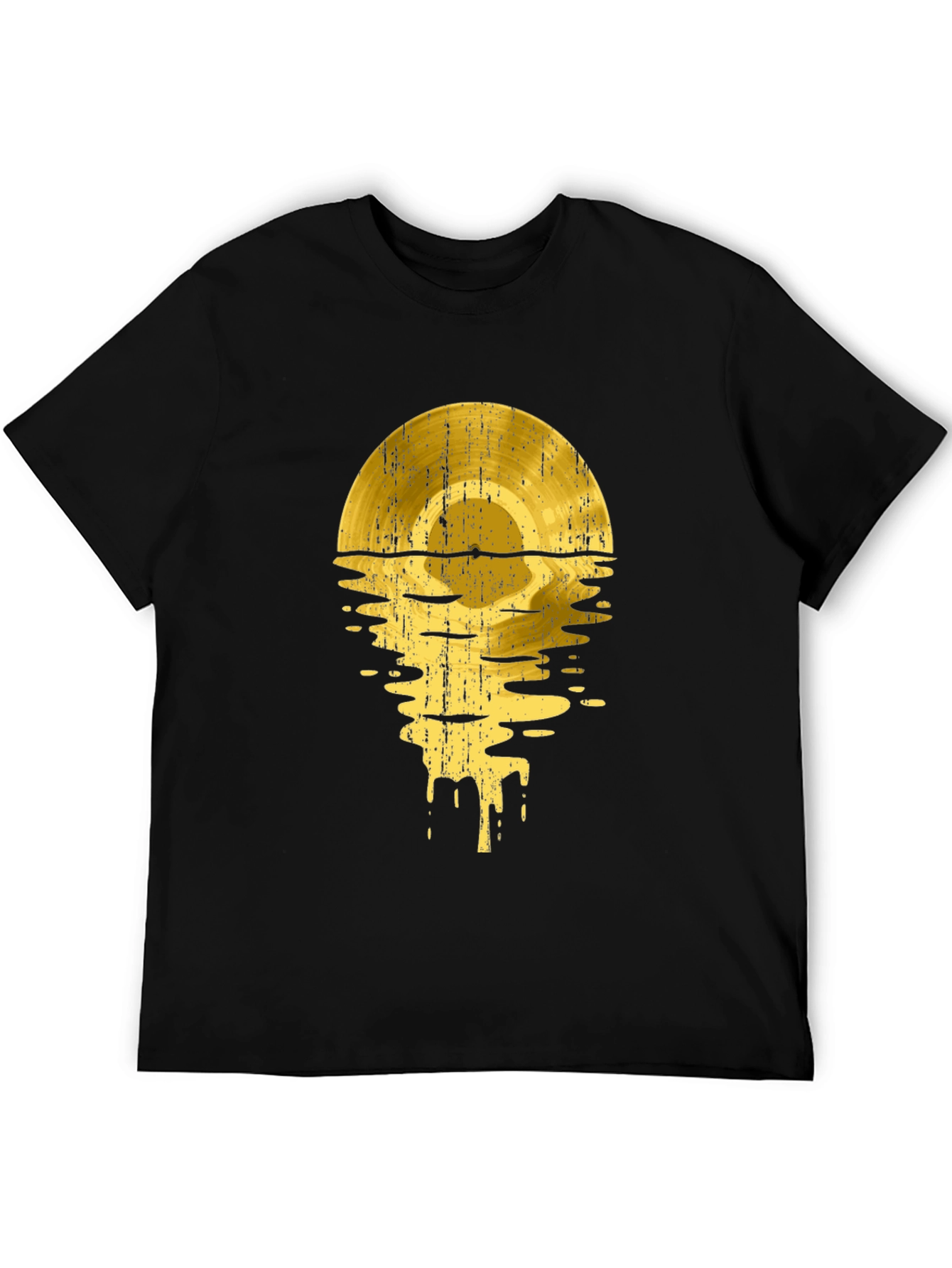 Golden Record Drip Graphic Tee