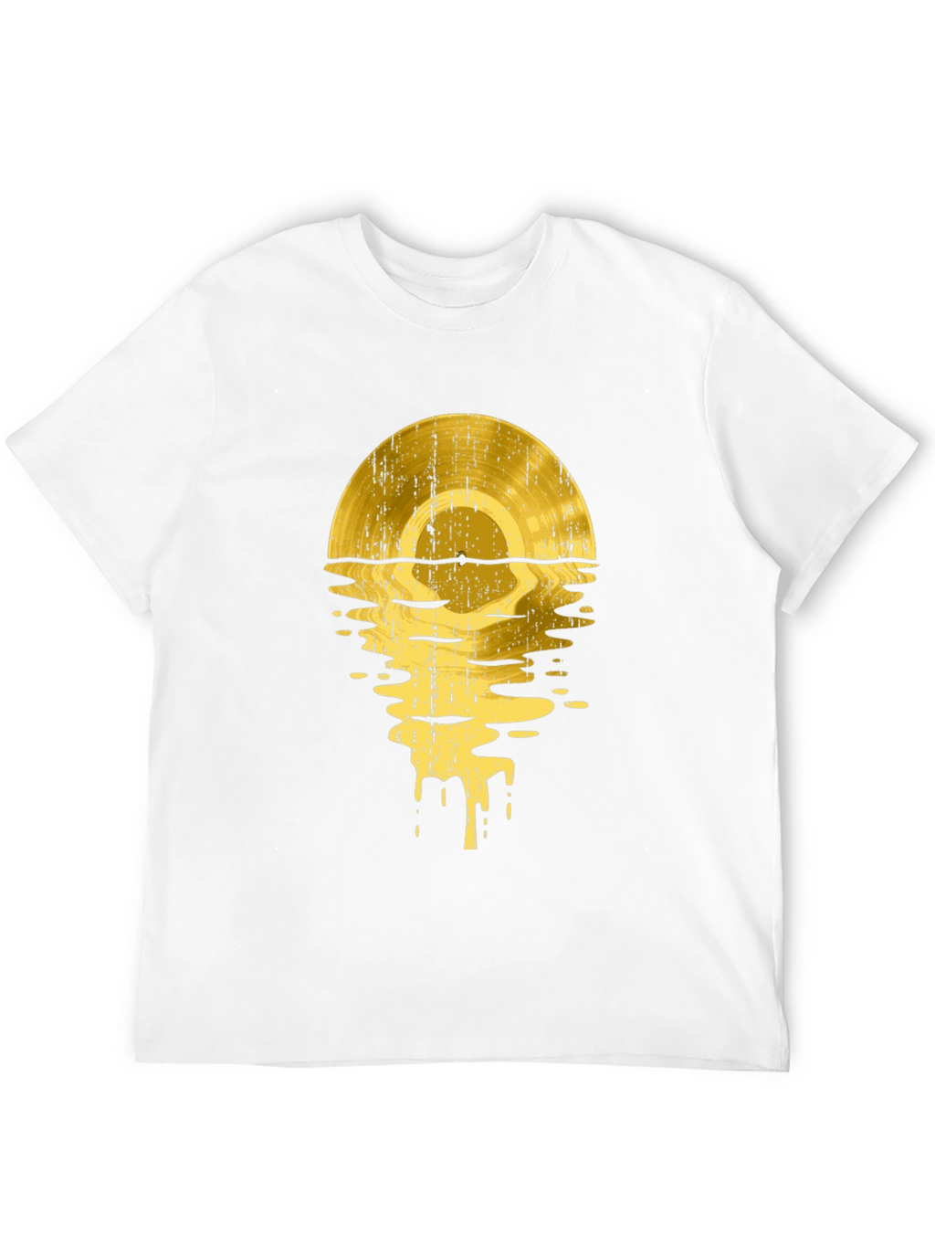 Golden Record Drip Graphic Tee