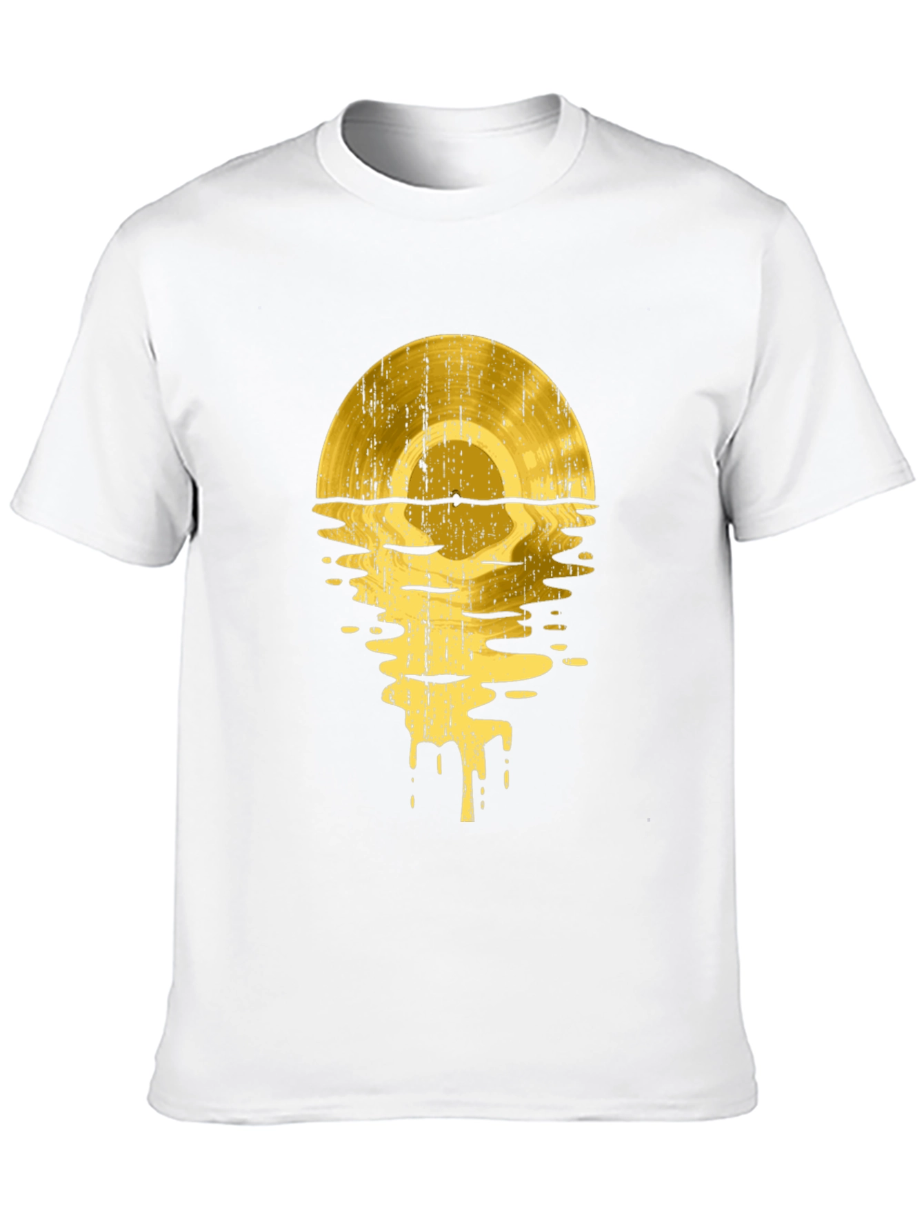 Golden Record Drip Graphic Tee