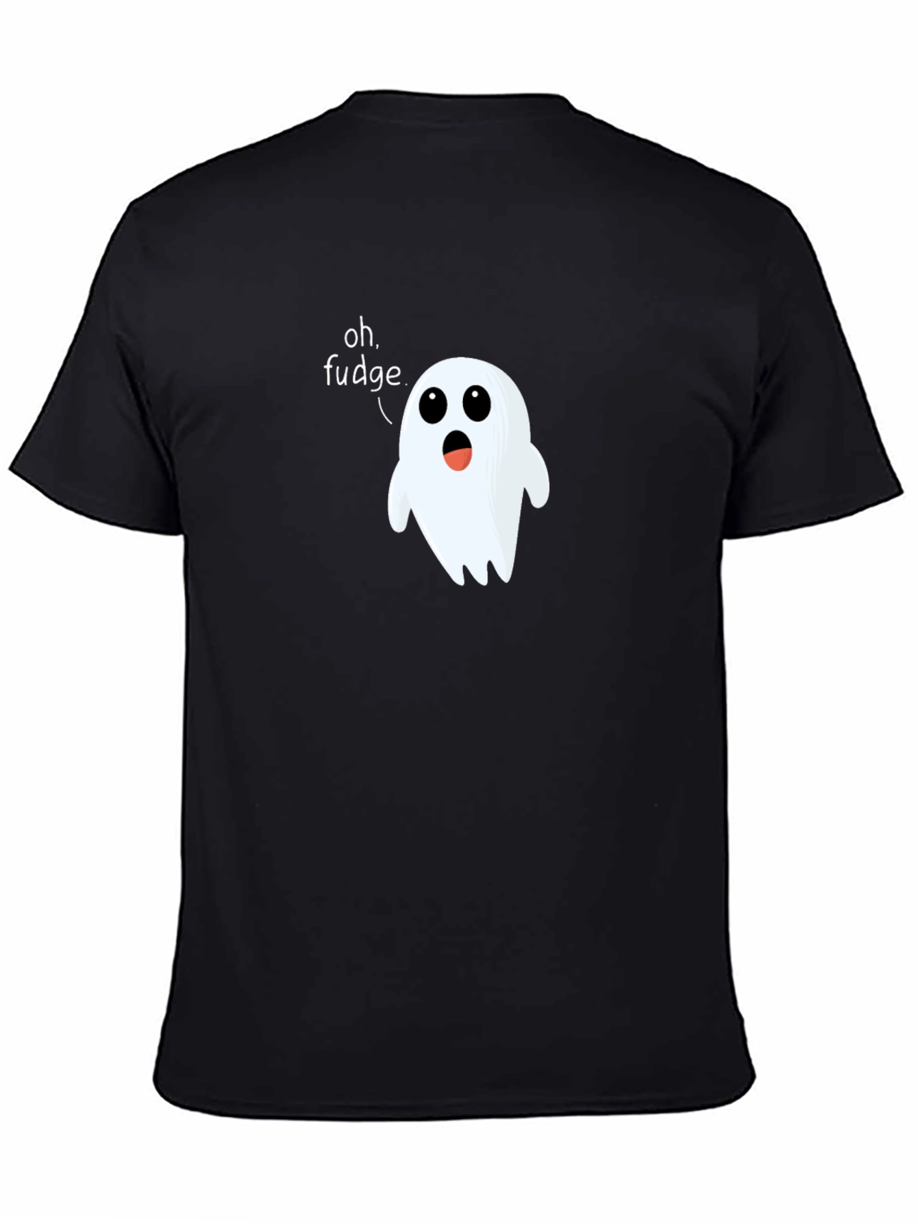 Oh Fudge Ghost T-Shirt Funny Halloween Tee