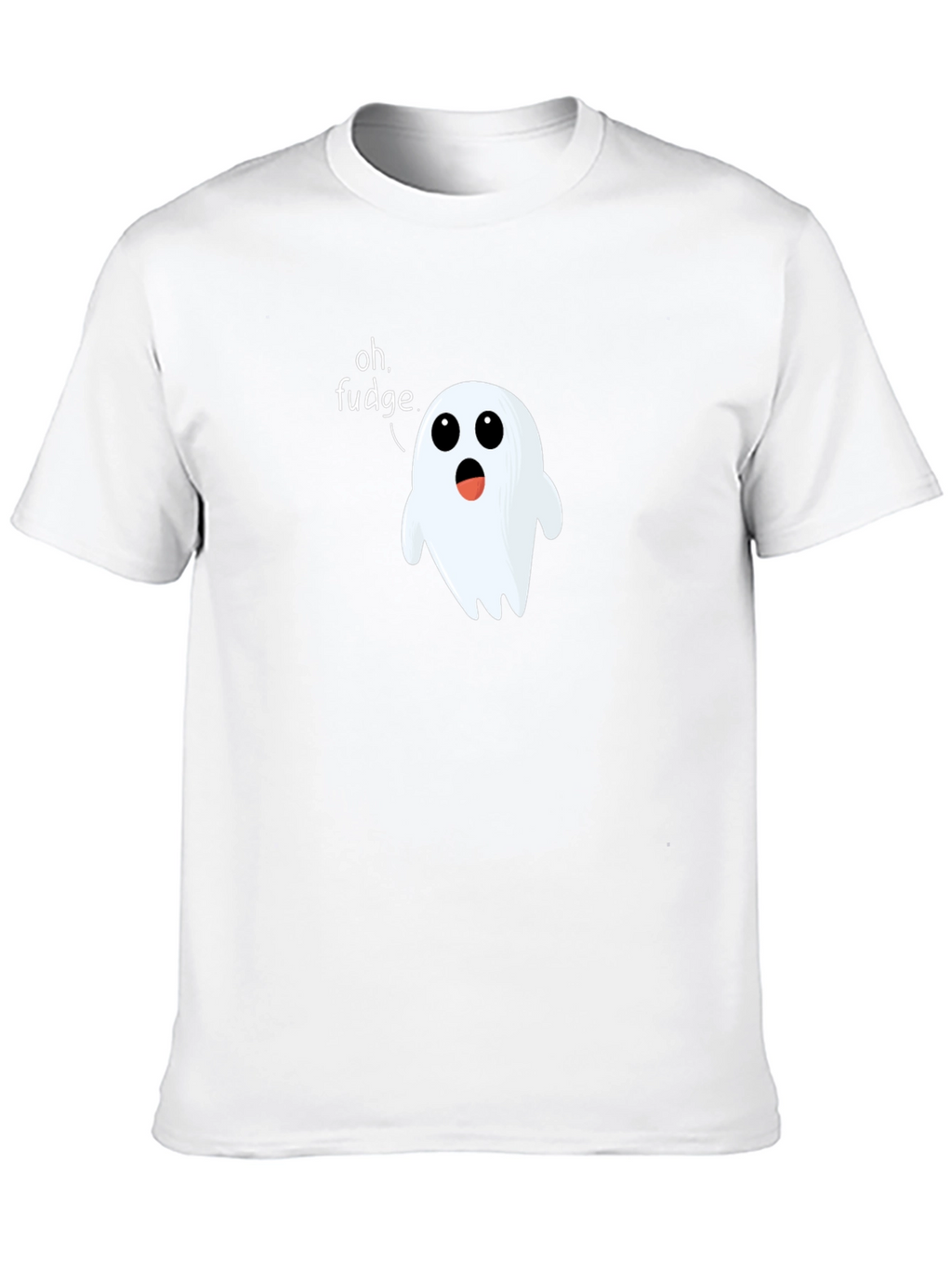 Oh Fudge Ghost T-Shirt Funny Halloween Tee