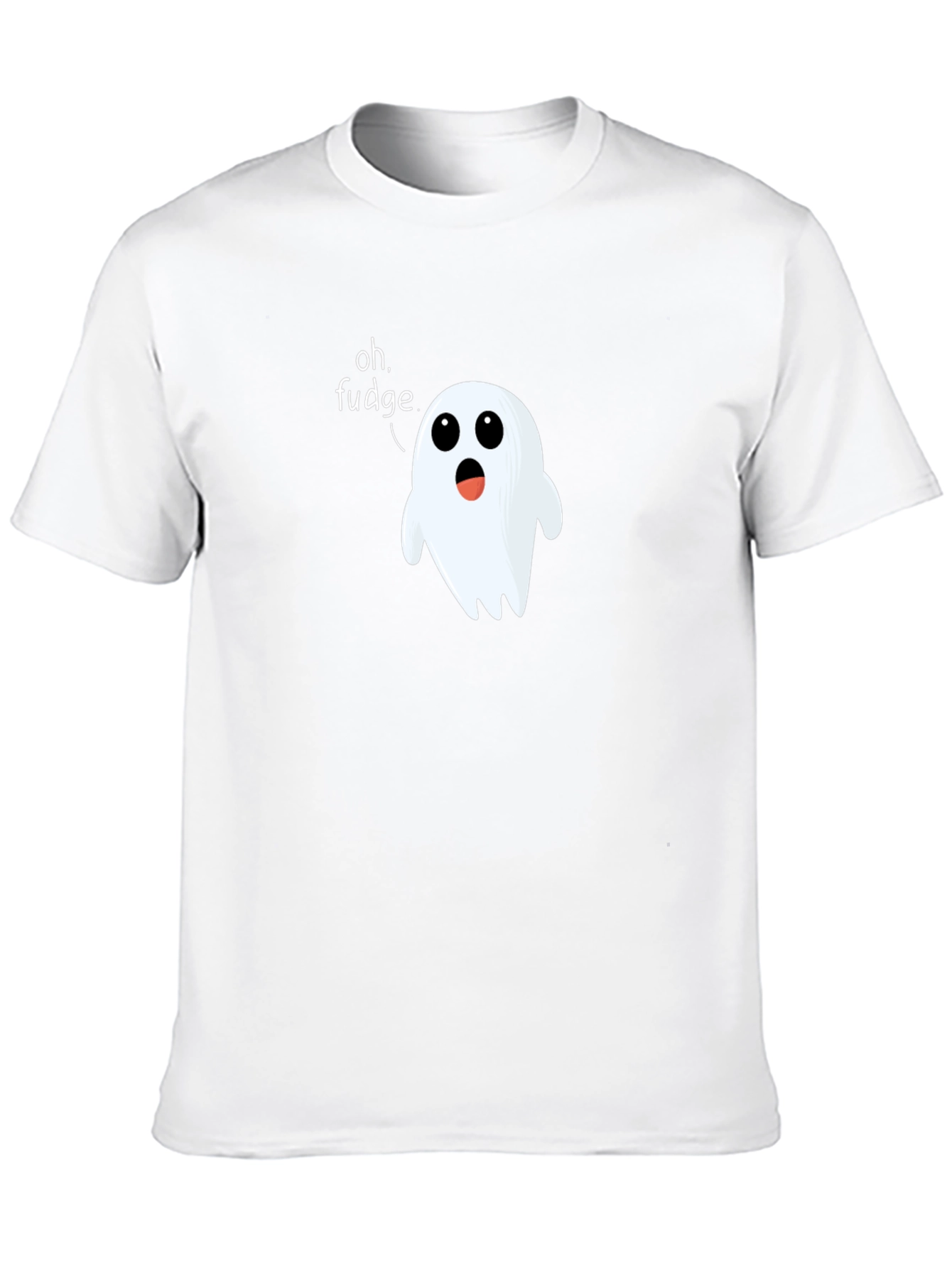 Oh Fudge Ghost T-Shirt Funny Halloween Tee