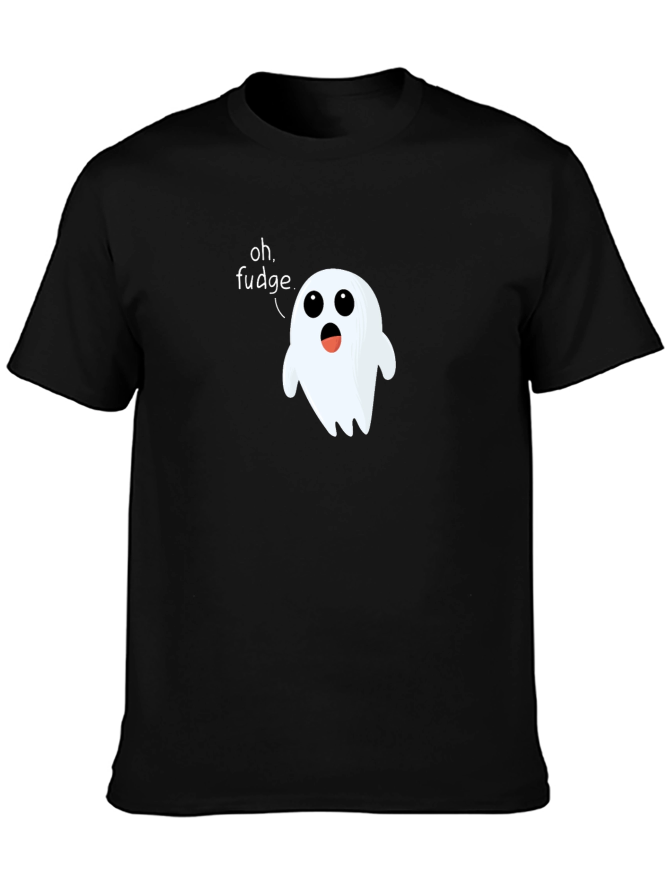 Oh Fudge Ghost T-Shirt Funny Halloween Tee