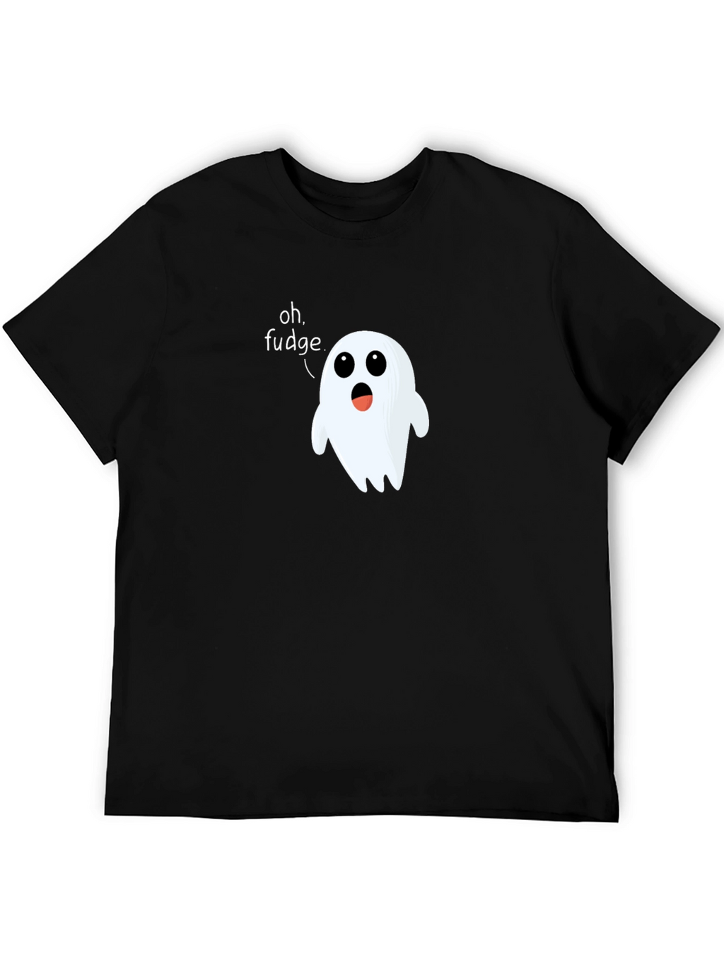 Oh Fudge Ghost T-Shirt Funny Halloween Tee