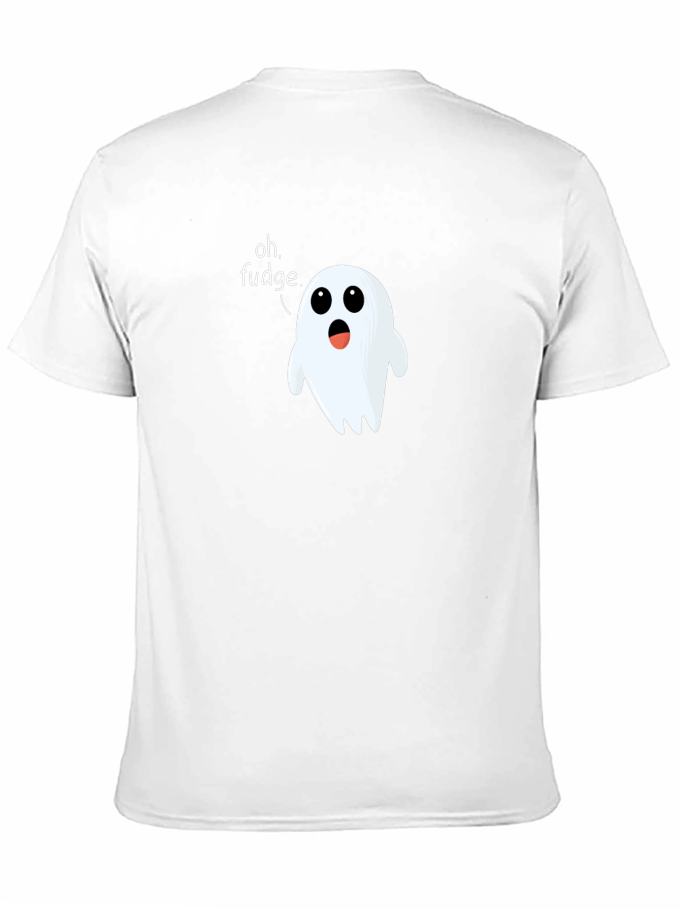 Oh Fudge Ghost T-Shirt Funny Halloween Tee