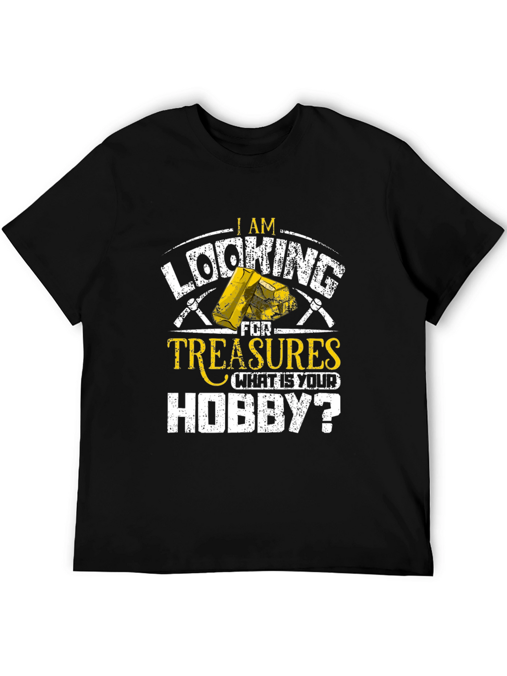 Treasure Hunting Hobbyist T-Shirt - Black