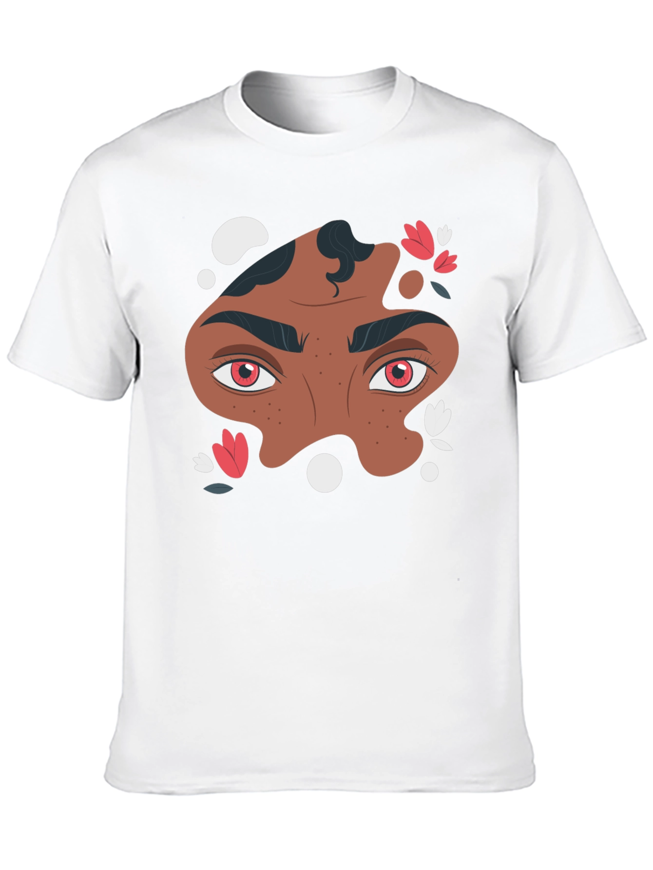 Abstract Eye Graphic Tee - Unique Design