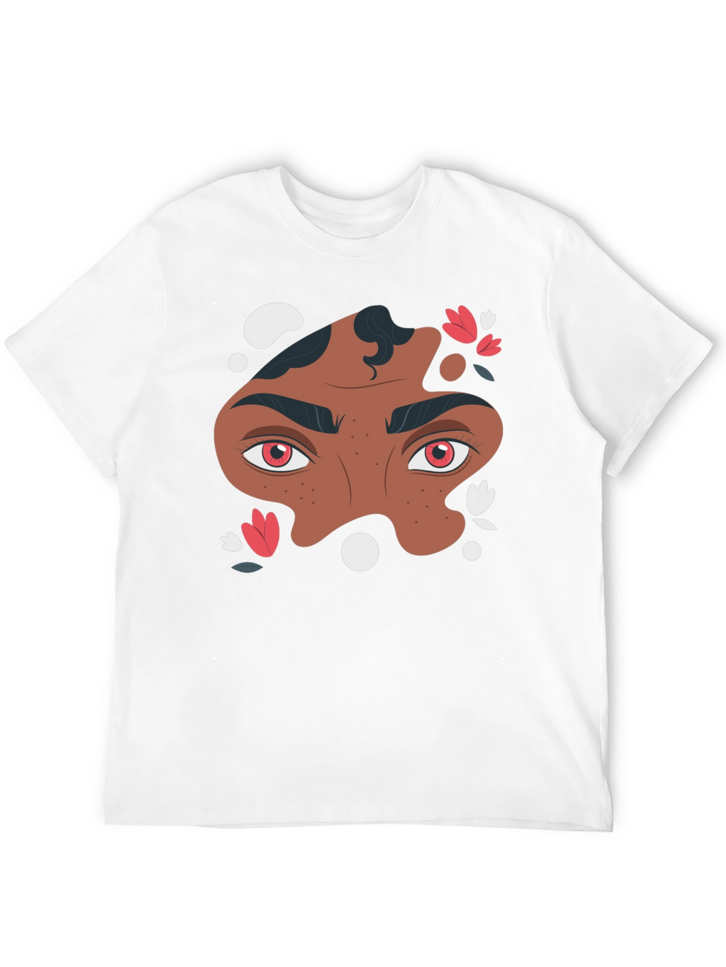 Abstract Eye Graphic Tee - Unique Design