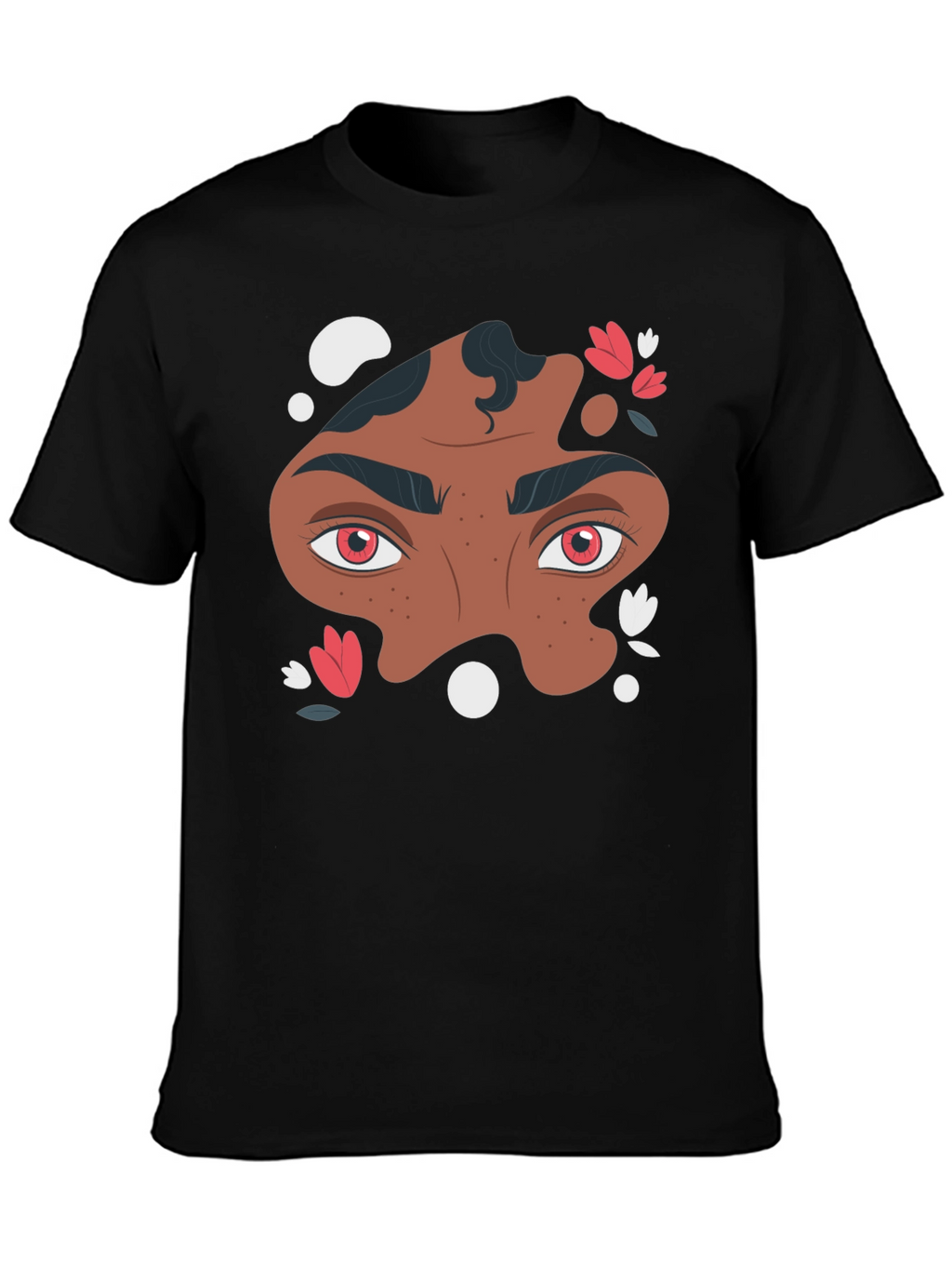 Abstract Eye Graphic Tee - Unique Design