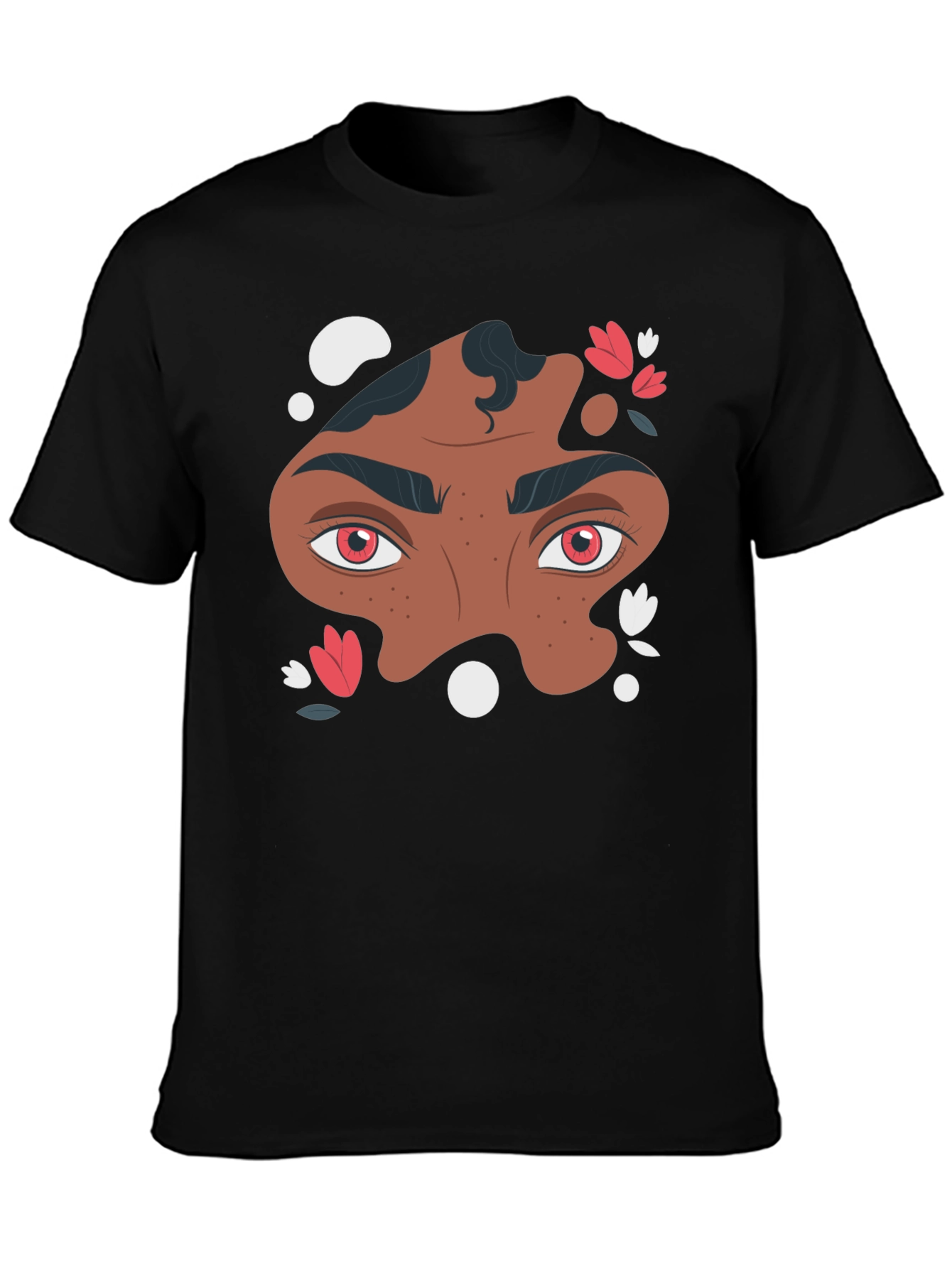 Abstract Eye Graphic Tee - Unique Design