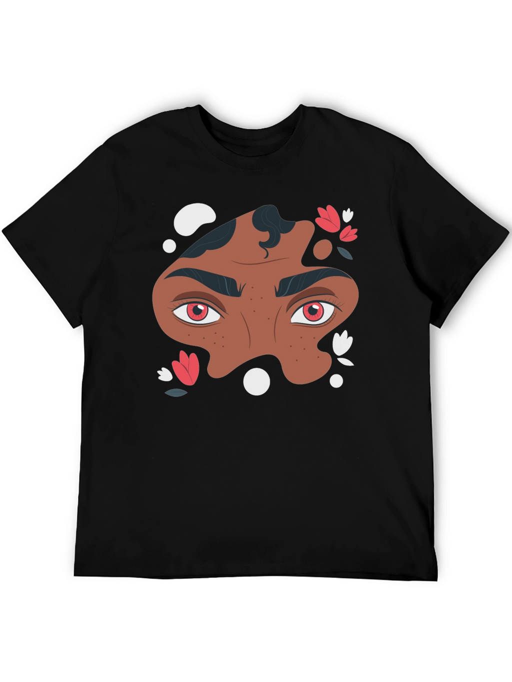 Abstract Eye Graphic Tee - Unique Design