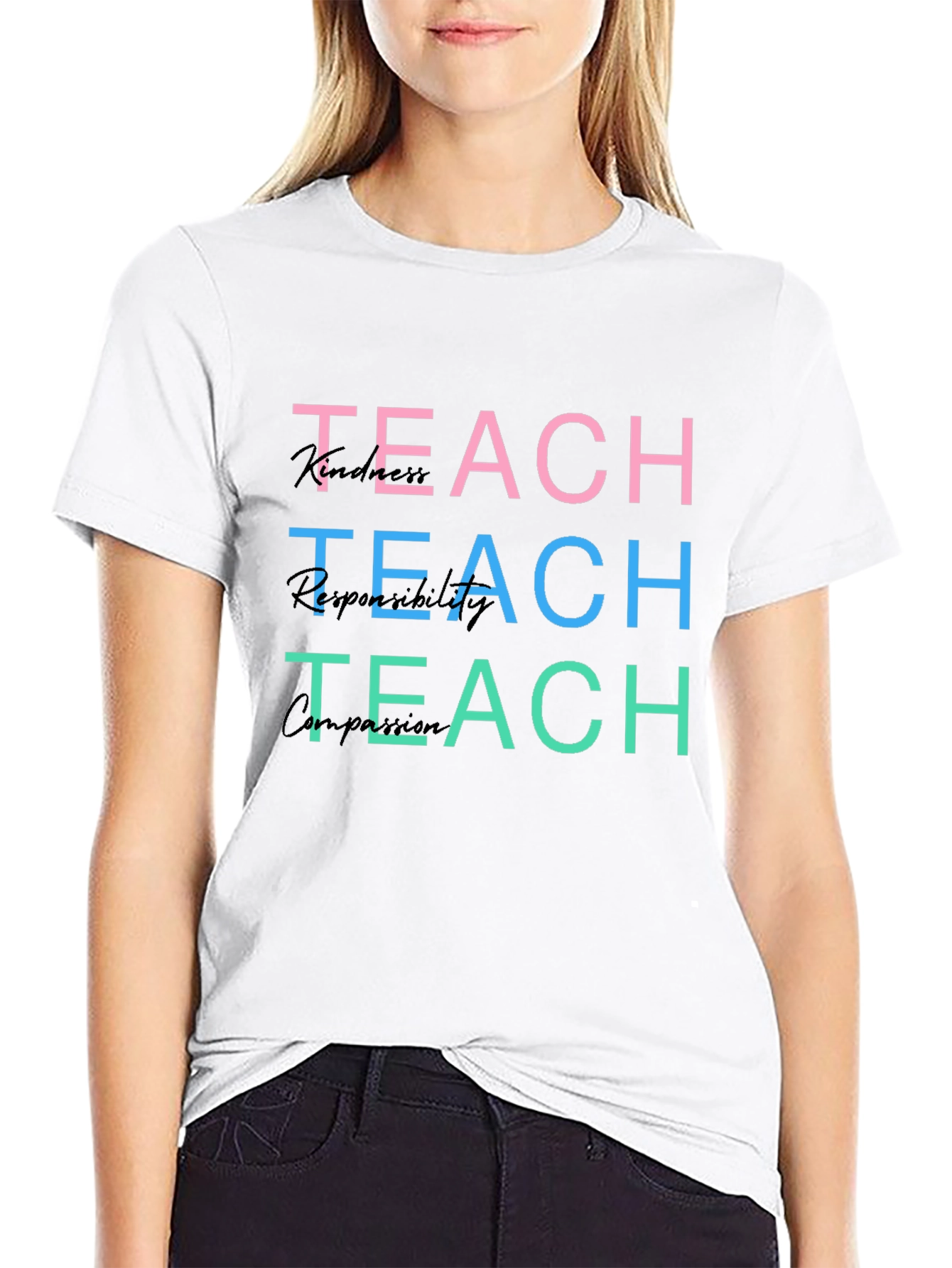 Teach Kindness Responsibility Compassion T-Shirt