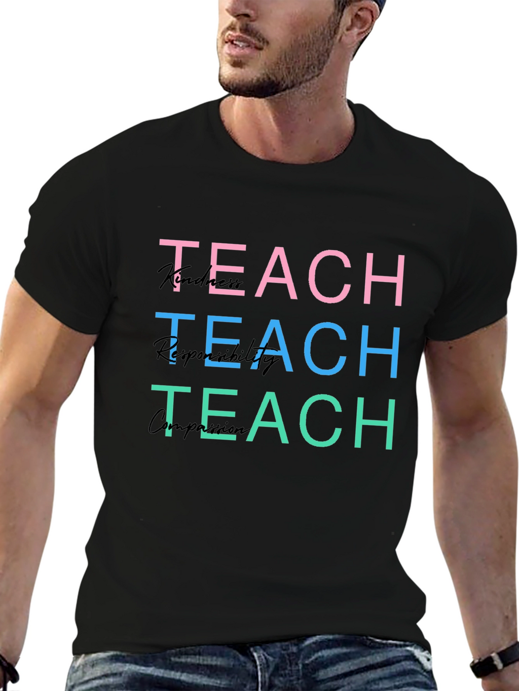 Teach Kindness Responsibility Compassion T-Shirt