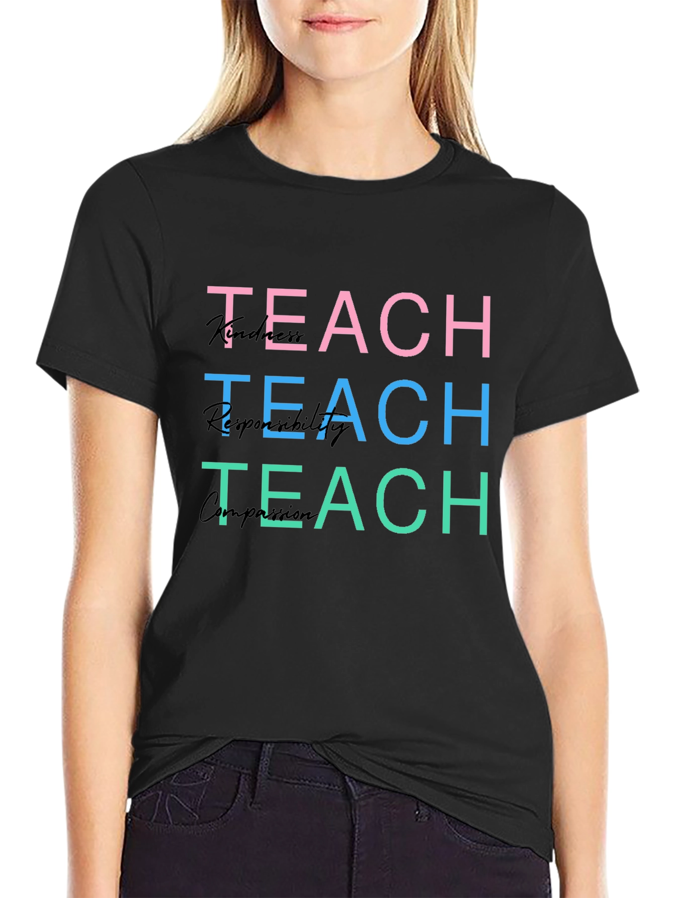 Teach Kindness Responsibility Compassion T-Shirt