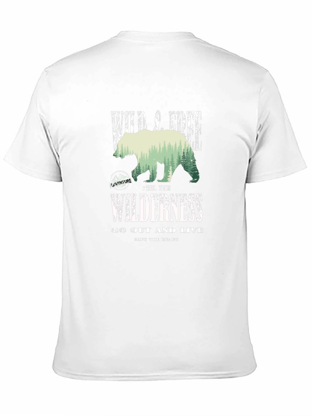 Wilderness Bear Graphic T-Shirt - Adventure Ready