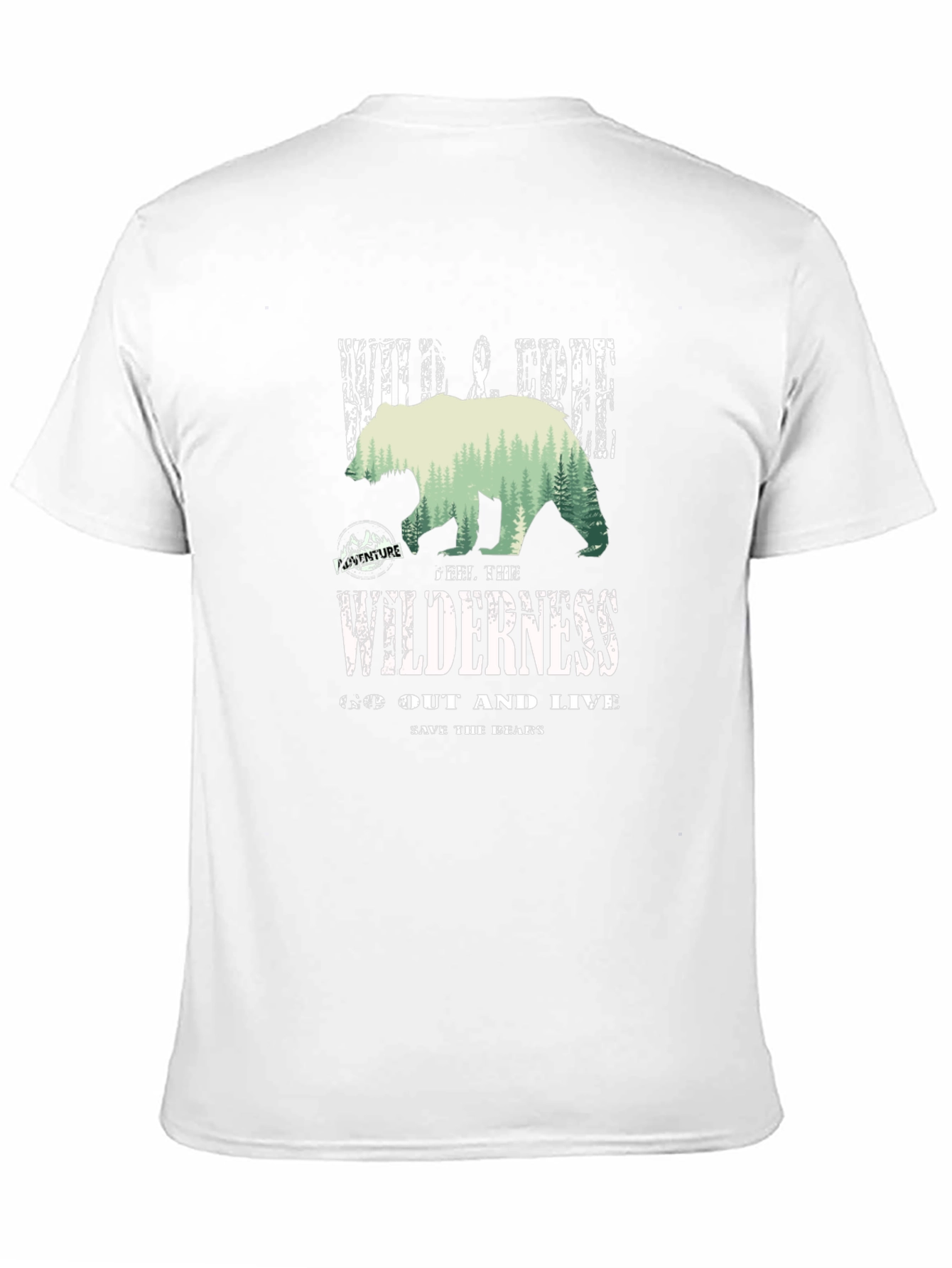Wilderness Bear Graphic T-Shirt - Adventure Ready