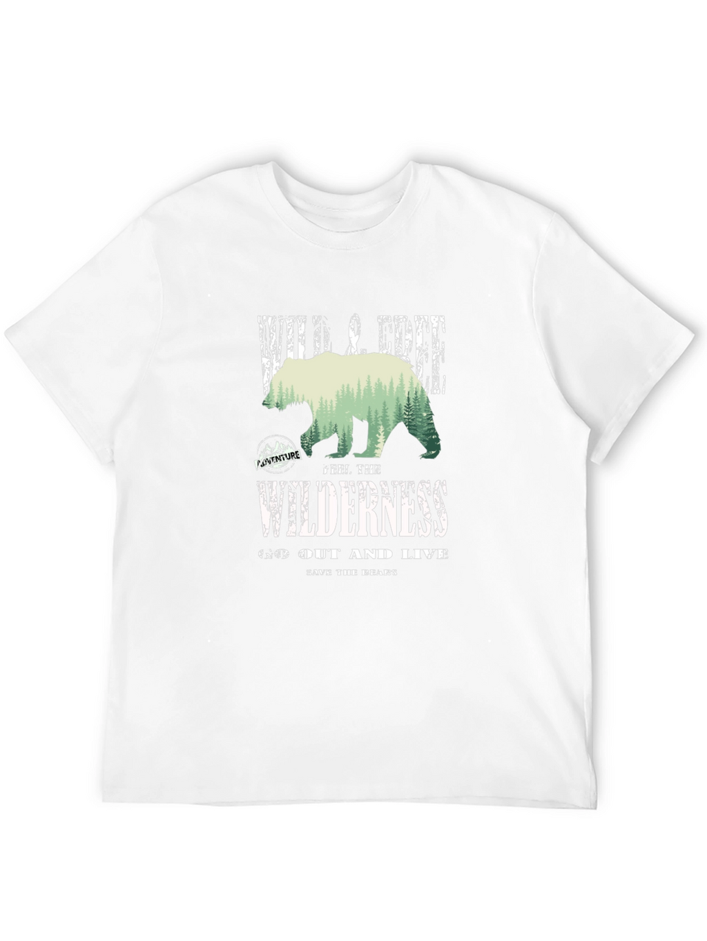 Wilderness Bear Graphic T-Shirt - Adventure Ready
