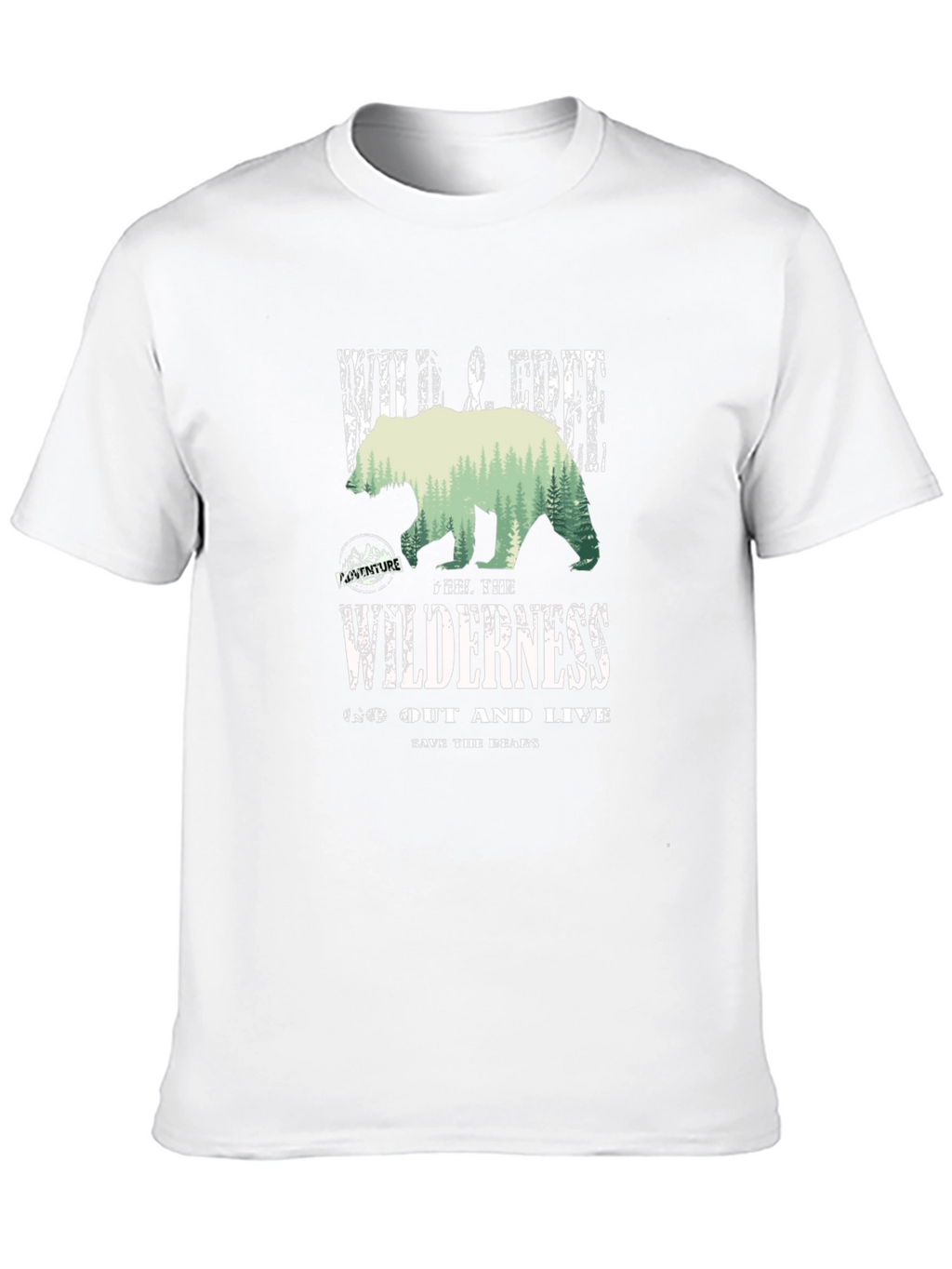 Wilderness Bear Graphic T-Shirt - Adventure Ready
