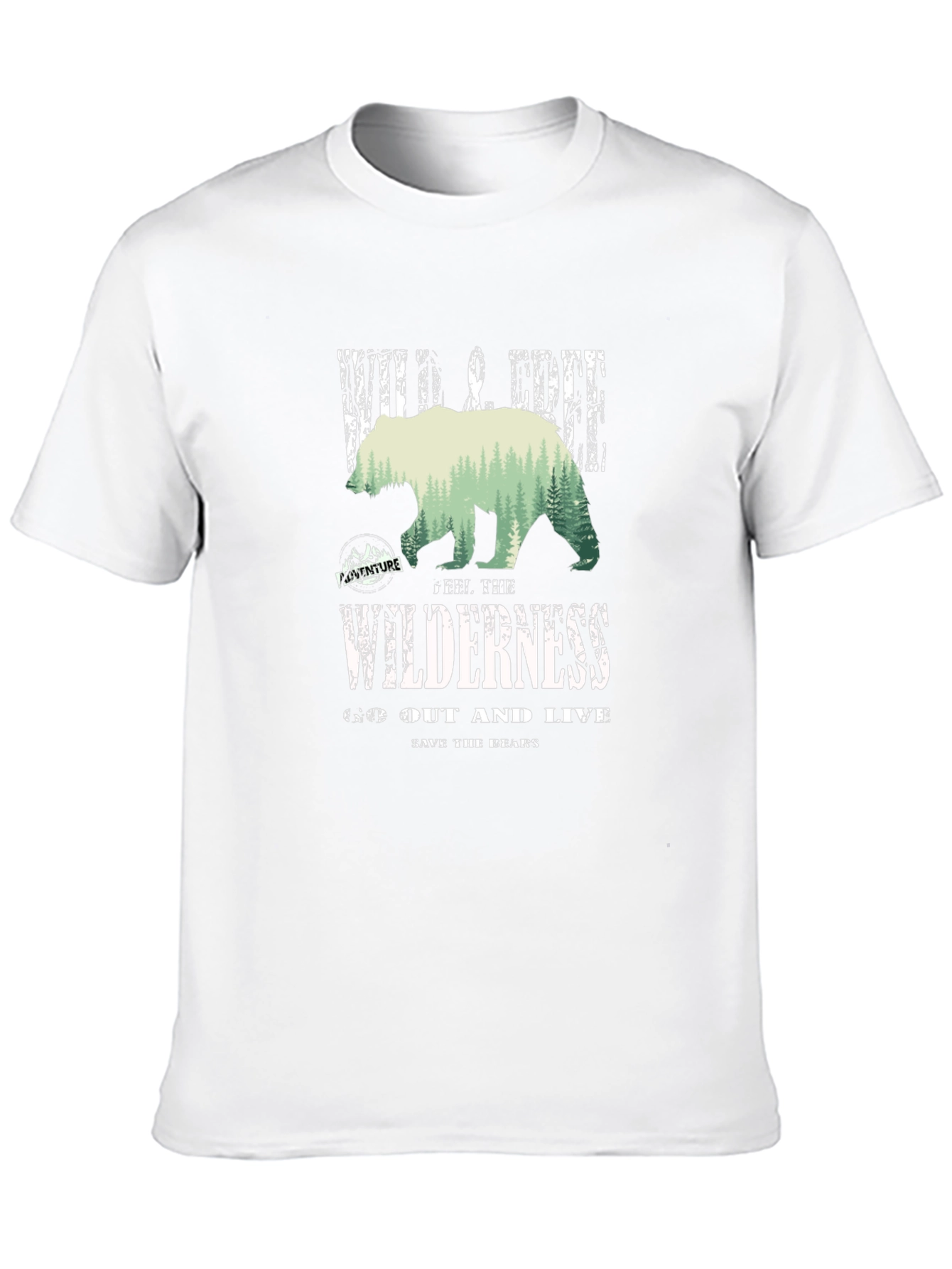 Wilderness Bear Graphic T-Shirt - Adventure Ready