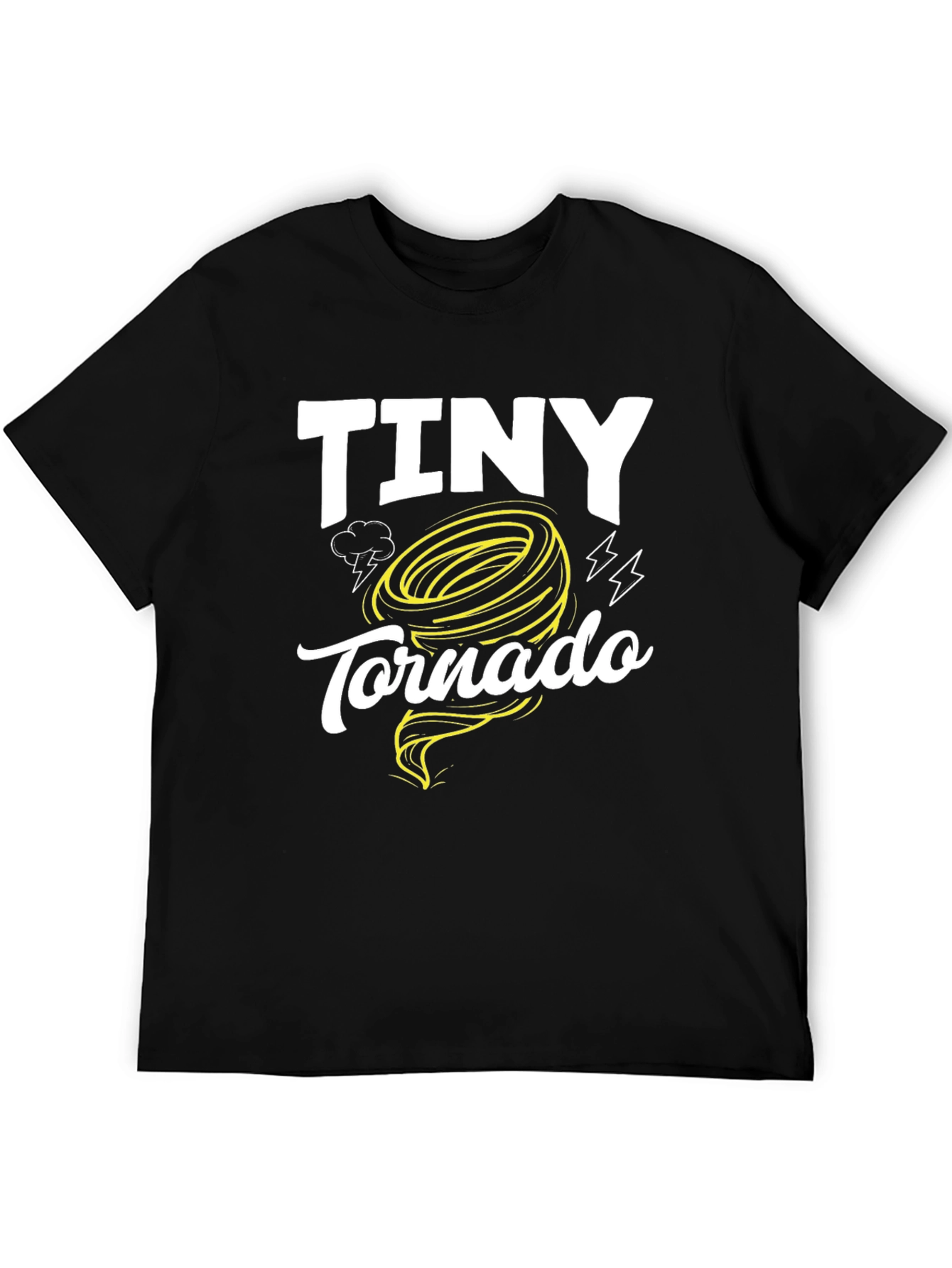 Tiny Tornado Graphic T-Shirt - Black