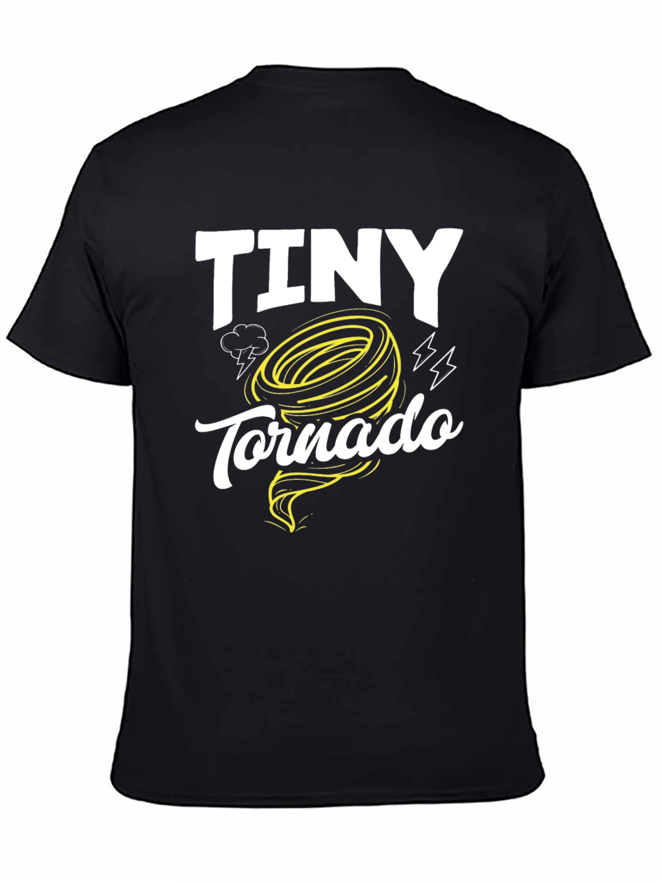Tiny Tornado Graphic T-Shirt - Black