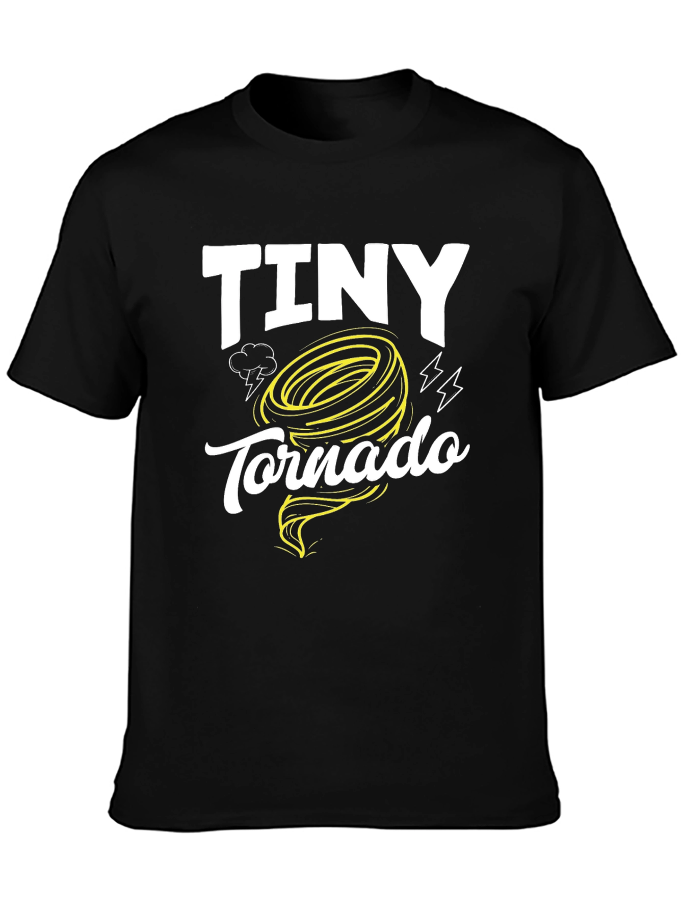 Tiny Tornado Graphic T-Shirt - Black