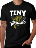 Tiny Tornado Graphic T-Shirt - Black