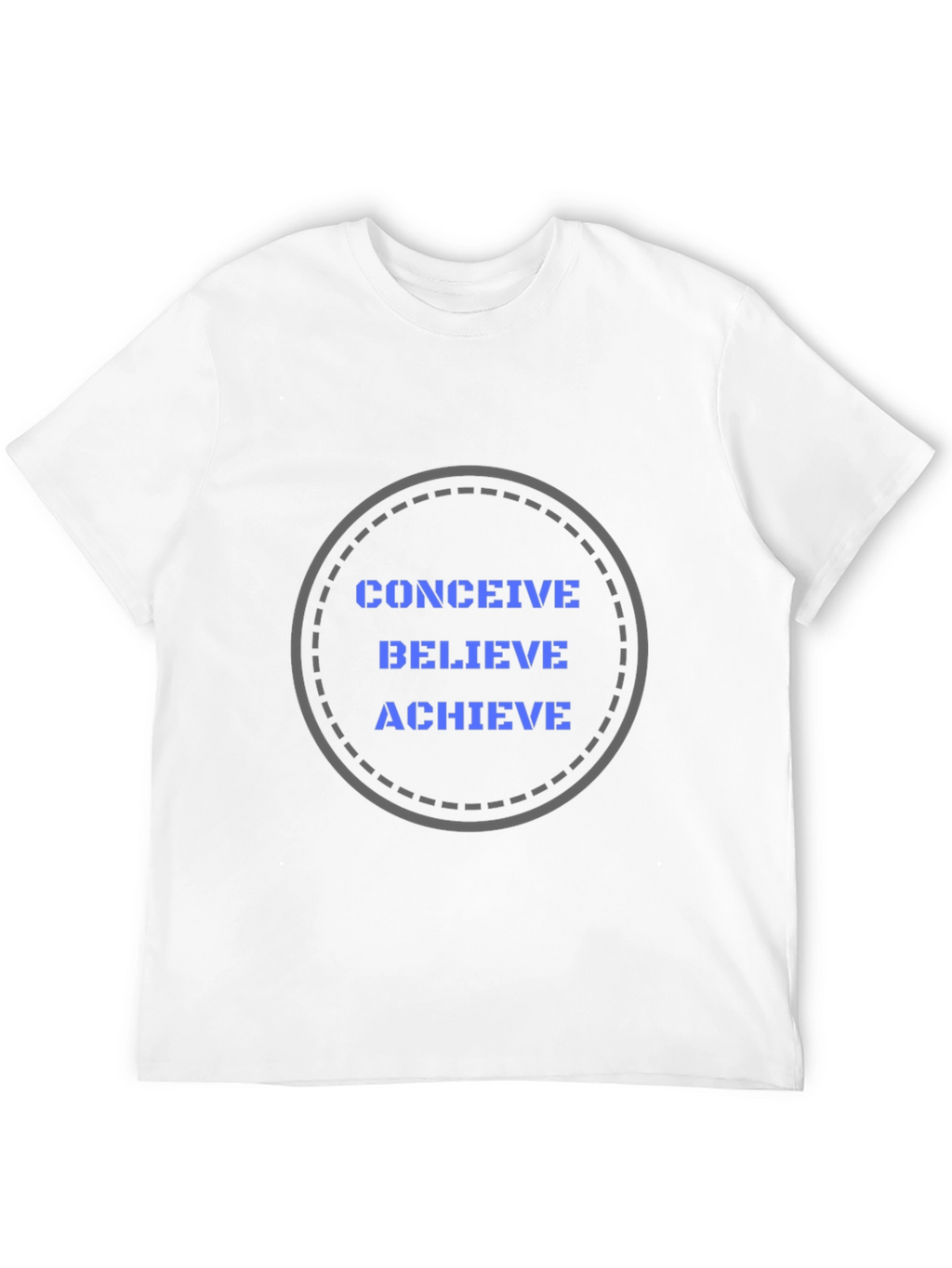 Motivational Graphic Tee - Conceive Believe Achieve
