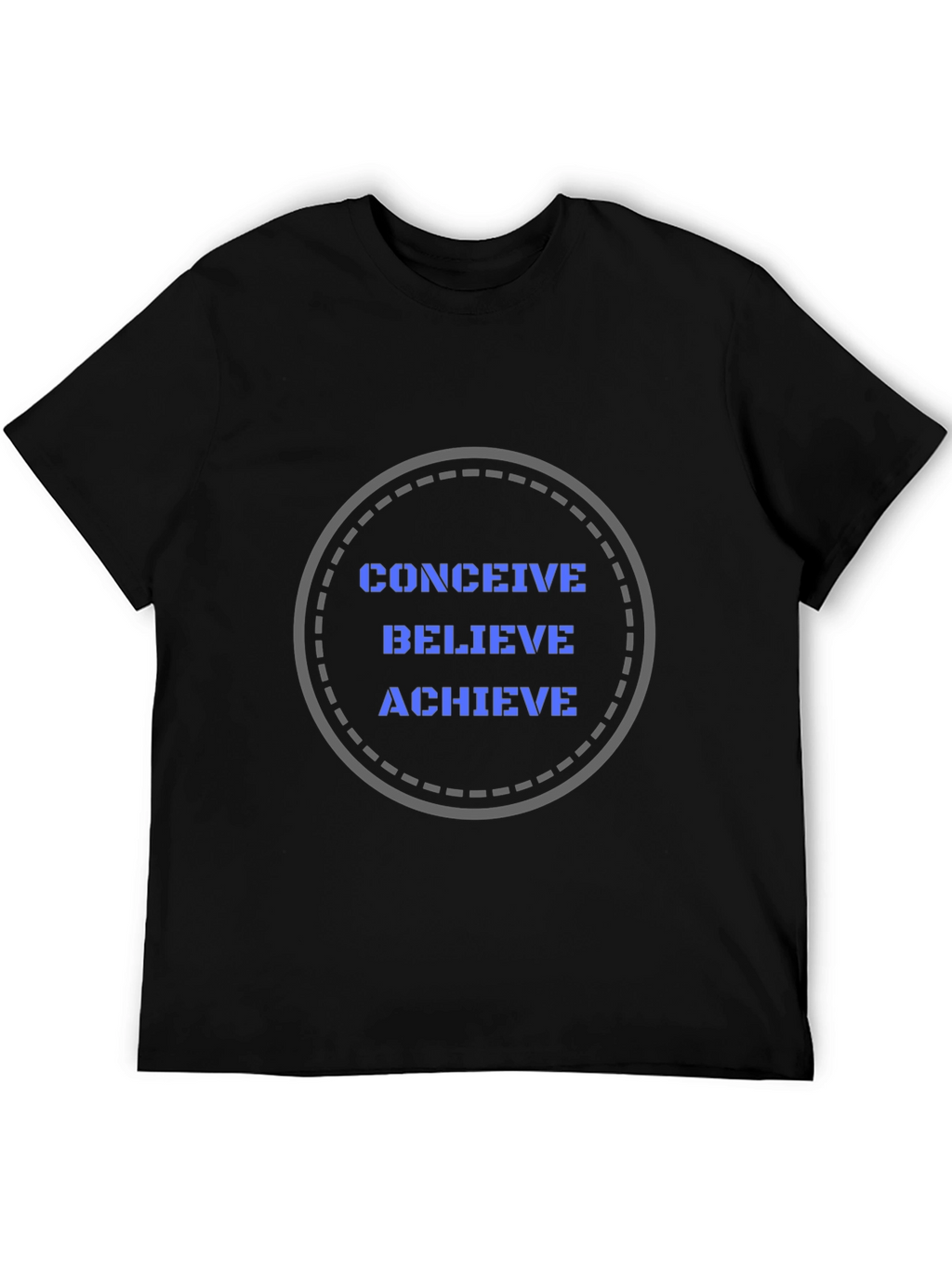 Motivational Graphic Tee - Conceive Believe Achieve