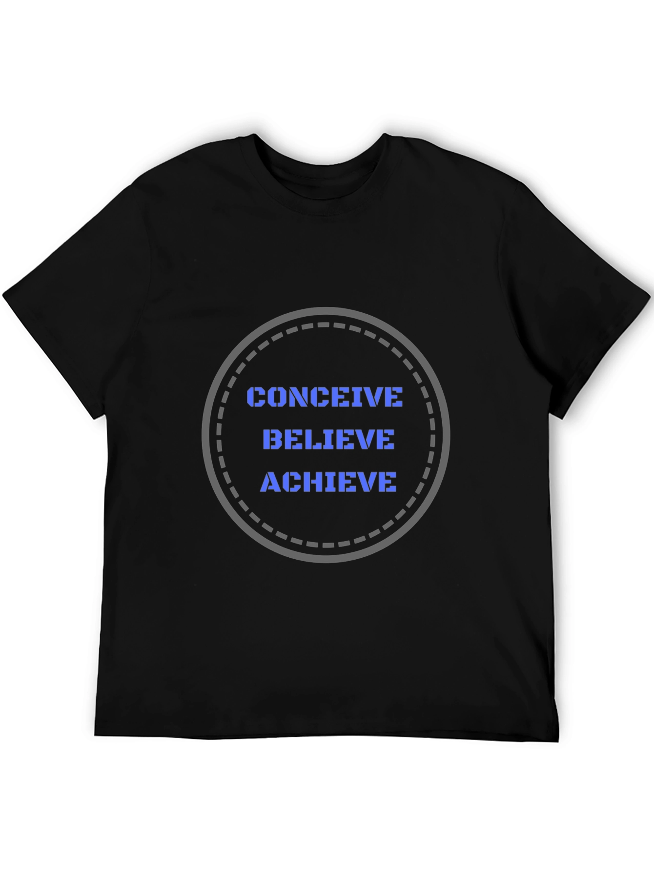 Motivational Graphic Tee - Conceive Believe Achieve