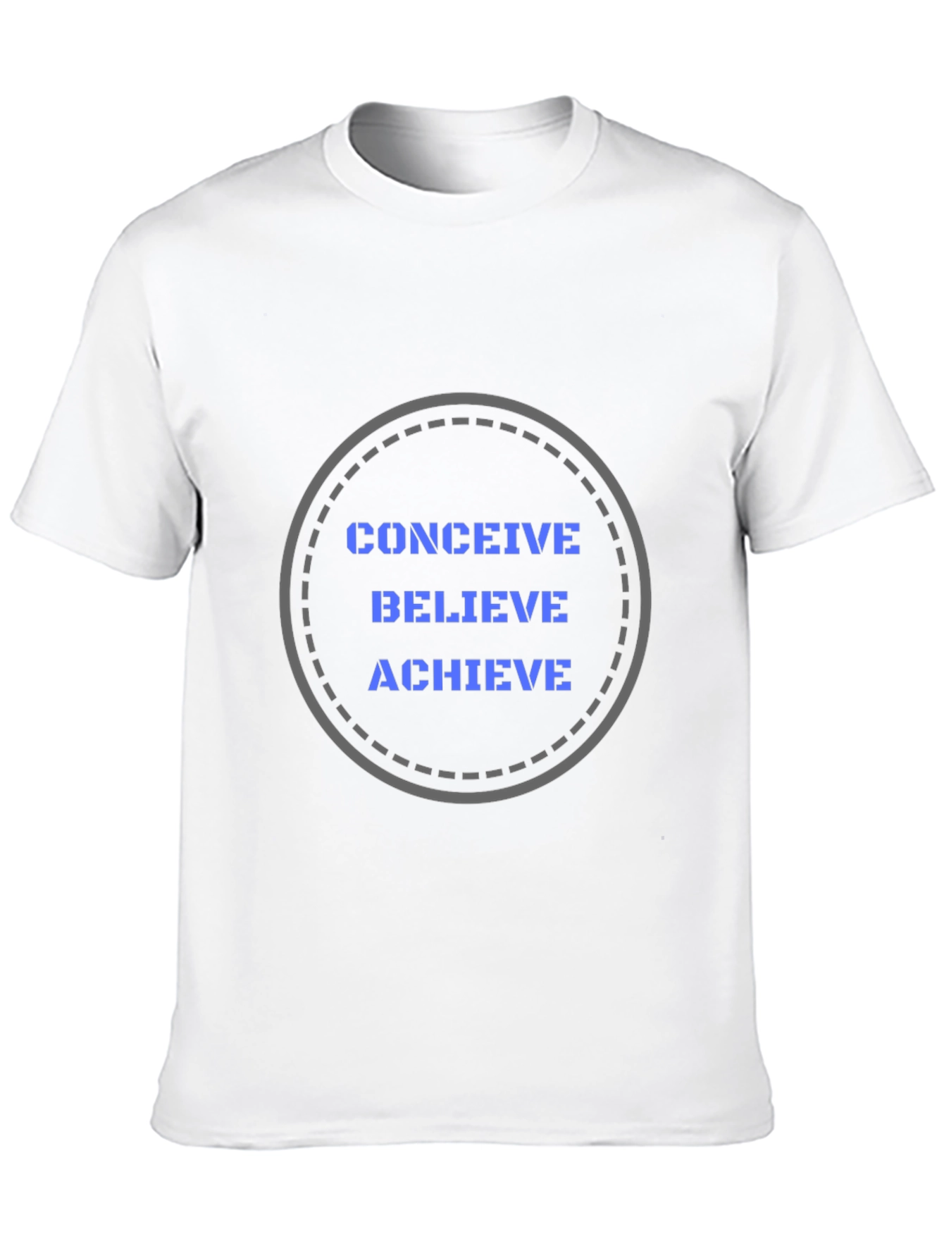 Motivational Graphic Tee - Conceive Believe Achieve