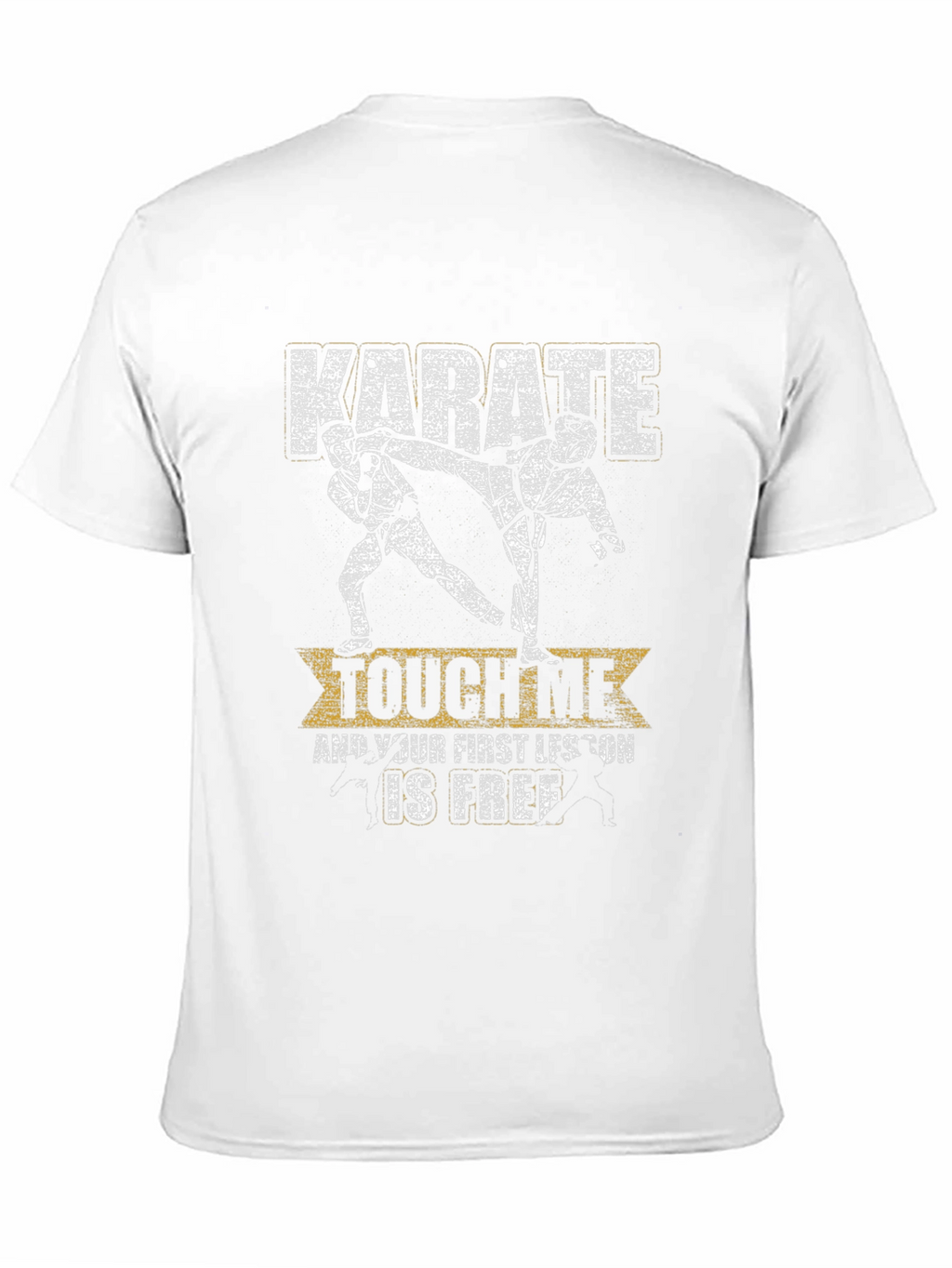 Karate Touch Me Funny Graphic T-Shirt